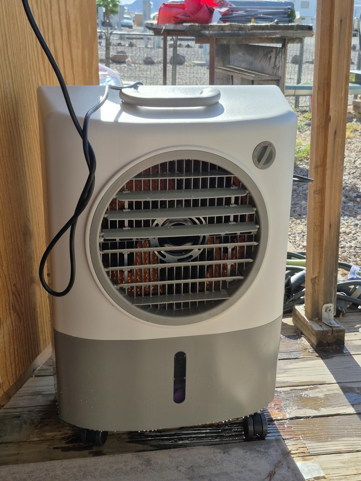 Hessaire MC18M Portable Swamp Cooler - 1300 CFM Evaporative Air Cooler, 500 sq. ft. Coverage customer photo 1