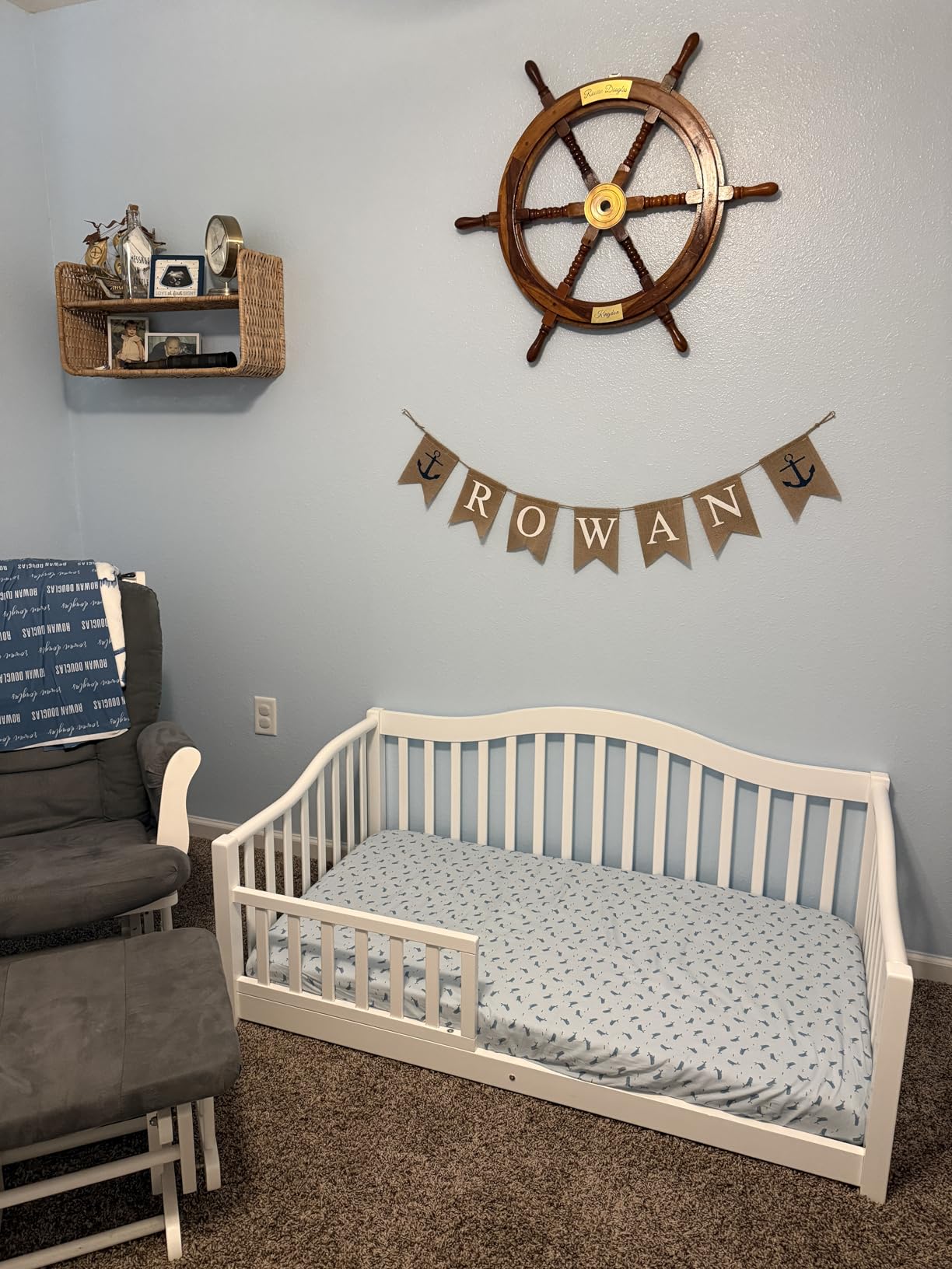 Dream On Me Austin Toddler Day Bed with Rails in White, Low to Floor Toddler Day Bed, Greenguard Gold & Baby Safety Alliance Certified, Non-Toxic Finishes, Side Safety Guard Rail customer photo 1