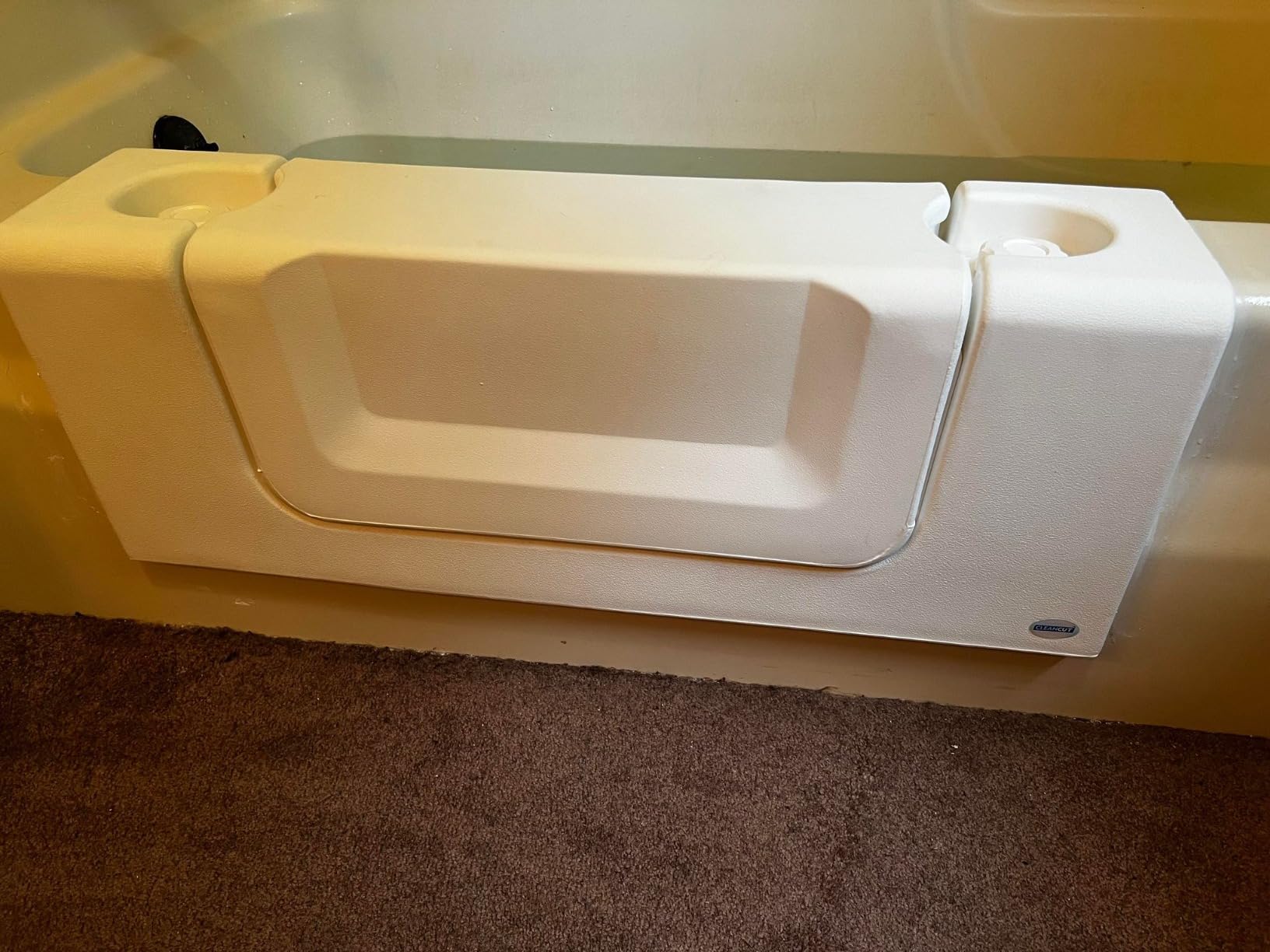 CleanCut Convertible Bathtub Accessibility Kit - Convert Existing Tub to Walk-In Tub (White, Size Large) customer photo 1