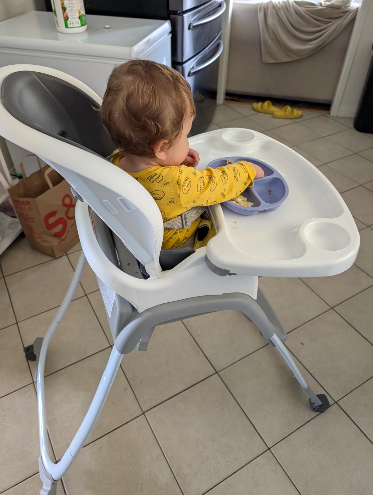 Ingenuity SmartClean Trio Elite 3-in-1 Convertible Baby High Chair, Toddler Chair, and Dining Booster Seat - Slate customer photo 1
