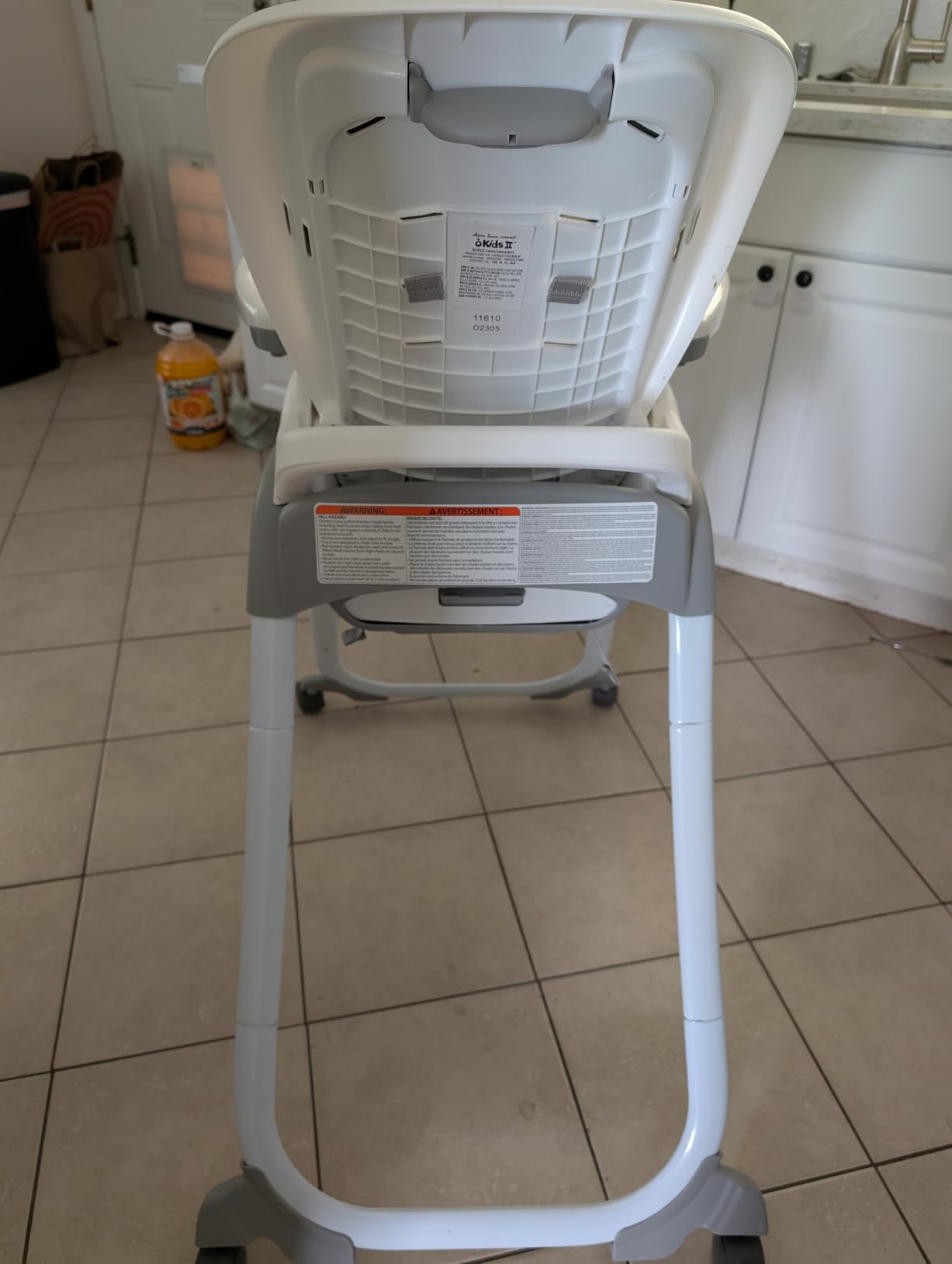 Ingenuity SmartClean Trio Elite 3-in-1 Convertible Baby High Chair, Toddler Chair, and Dining Booster Seat - Slate customer photo 2