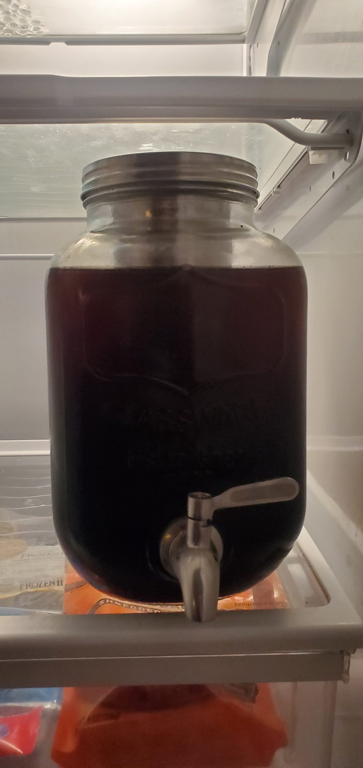 Original Grind Coffee Co., 1 Gallon Cold Brew Coffee Maker, Easy Pour Stainless Steel Spigot Tap, Extra Thick Glass Pitcher Brewing System Iced Coffee Maker, Refrigerator Safe Storage customer photo 2