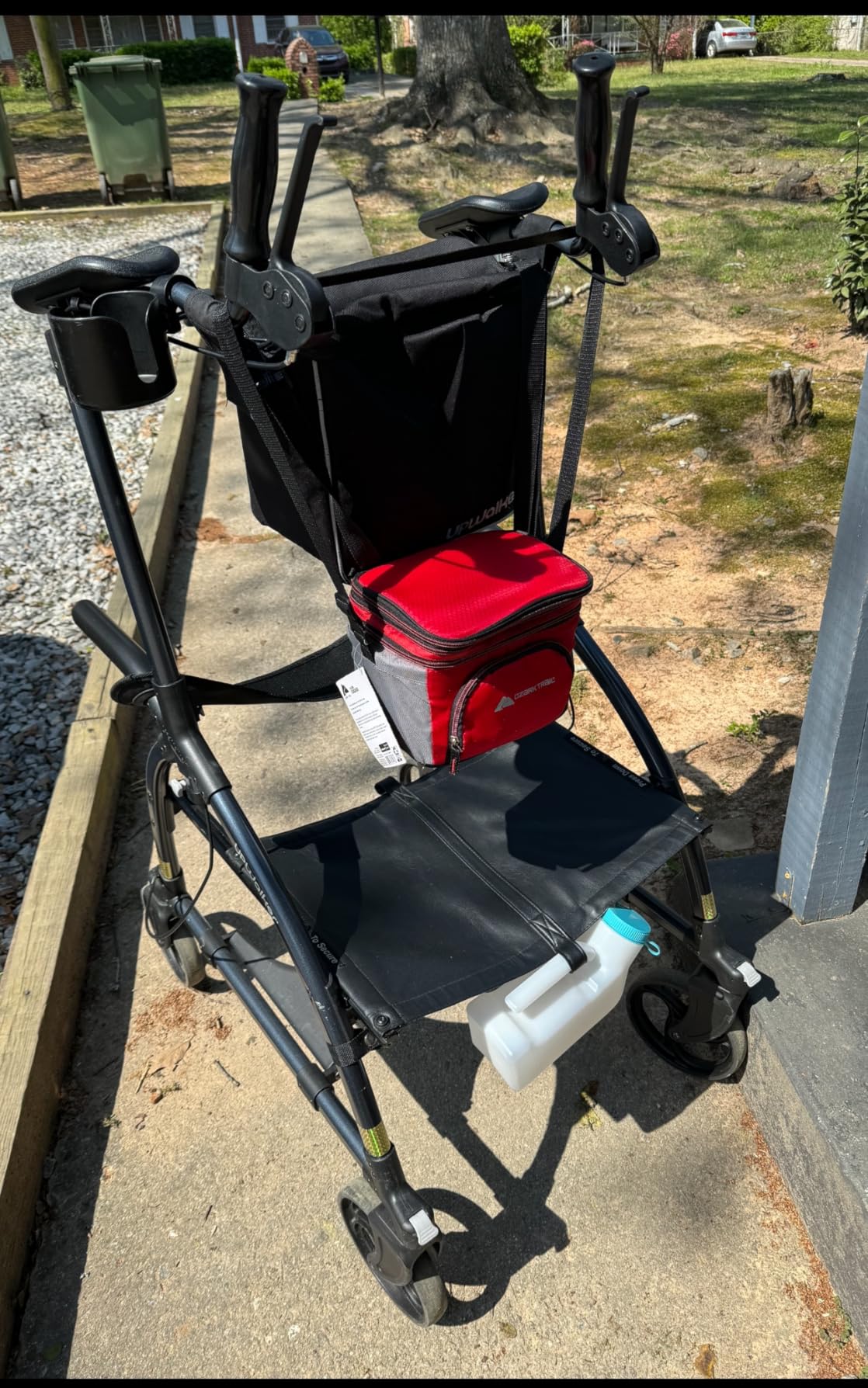 LifeWalker UPWalker Large Original Upright Walker for Adults & Seniors - Adjustable Upright Rollator with Seat, Hand Brakes & Stability Design customer photo 2