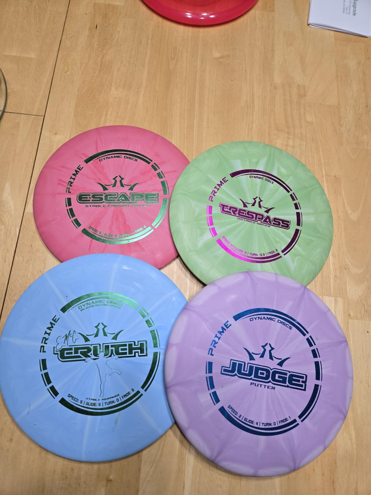 Dynamic Discs Prime Burst 4-Disc Golf Starter Set | Includes Putter, Midrange, Fairway & Driver + Mini Marker | Golf Discs Set for Beginners | 170-176g | Beginner Pack for Amateurs customer photo 2