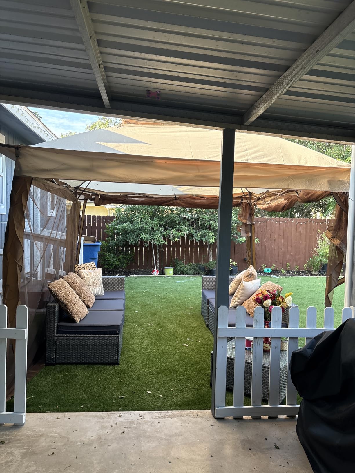 COOS BAY 11x11 Pop Up Gazebo with Mesh Netting, Instant Outdoor Canopy Tent, Water Resistant Shelter with UPF 50+ UV Protection, 121 Sq Ft Coverage customer photo 2