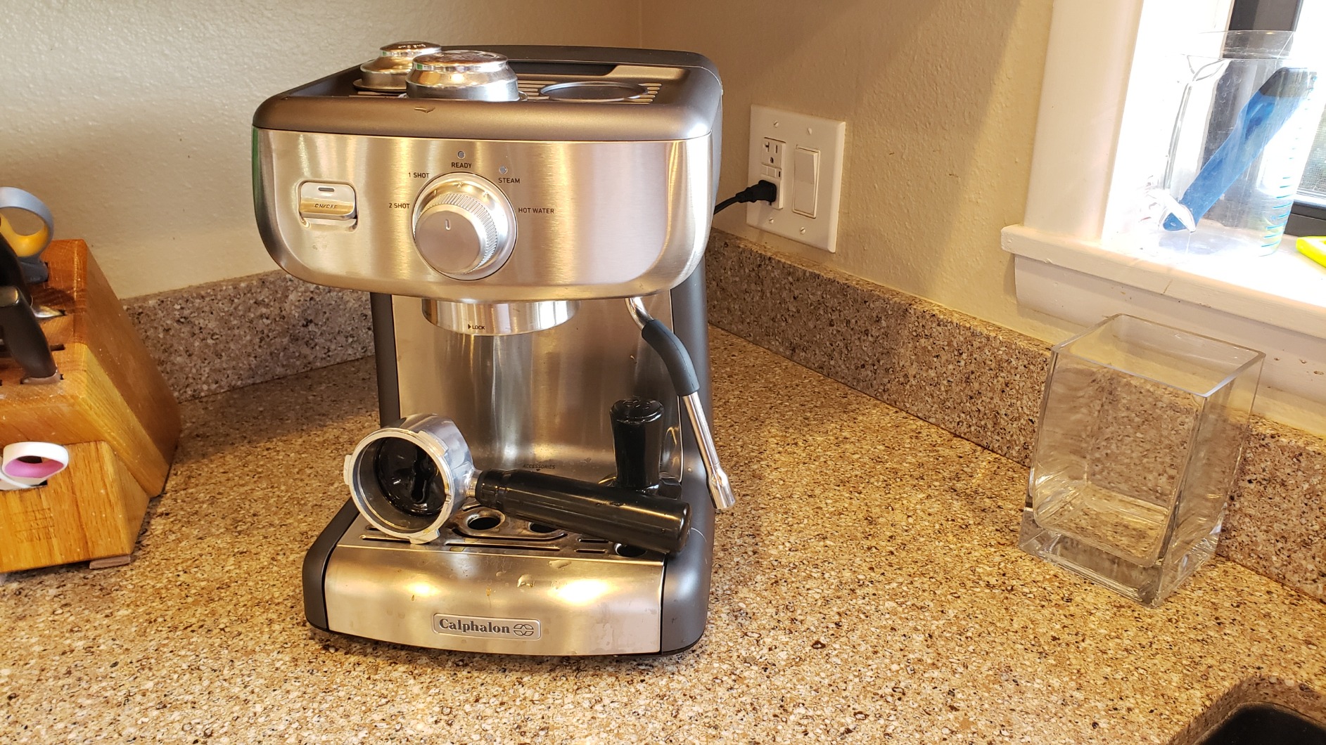 Calphalon BVCLECMP1 Temp iQ Espresso Machine with Steam Wand, Stainless customer photo 2