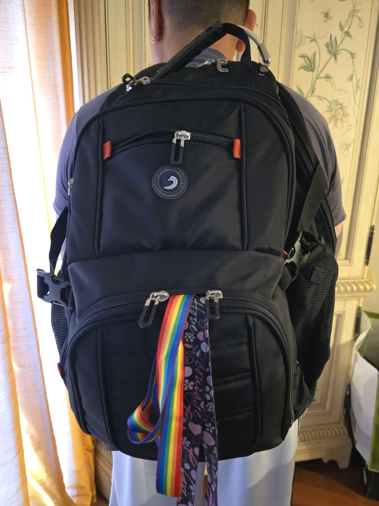 SHRRADOO Extra Large Travel Laptop Backpack for Men, Work College Backpacks customer photo 1
