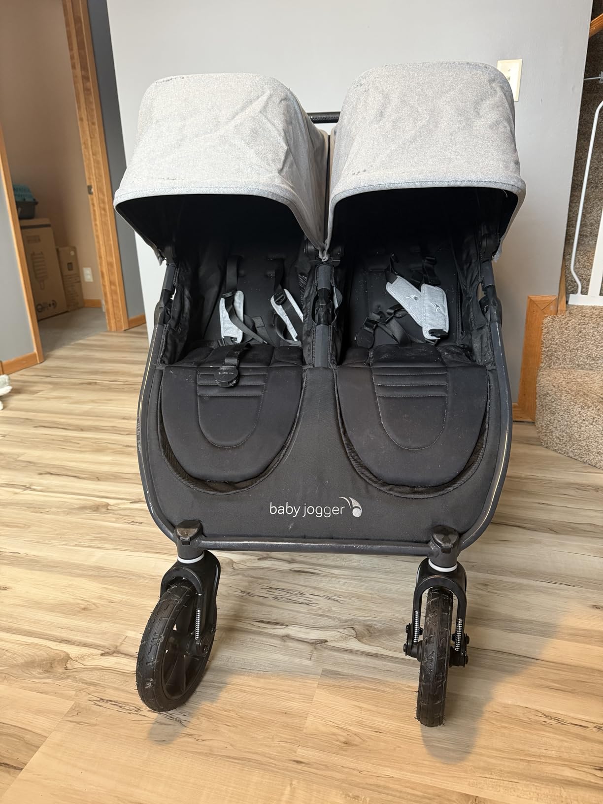 Baby Jogger City Mini GT2 All-Terrain Side by Side Double Stroller, Twin Stroller for Newborns and Toddlers, Jet Black customer photo 1