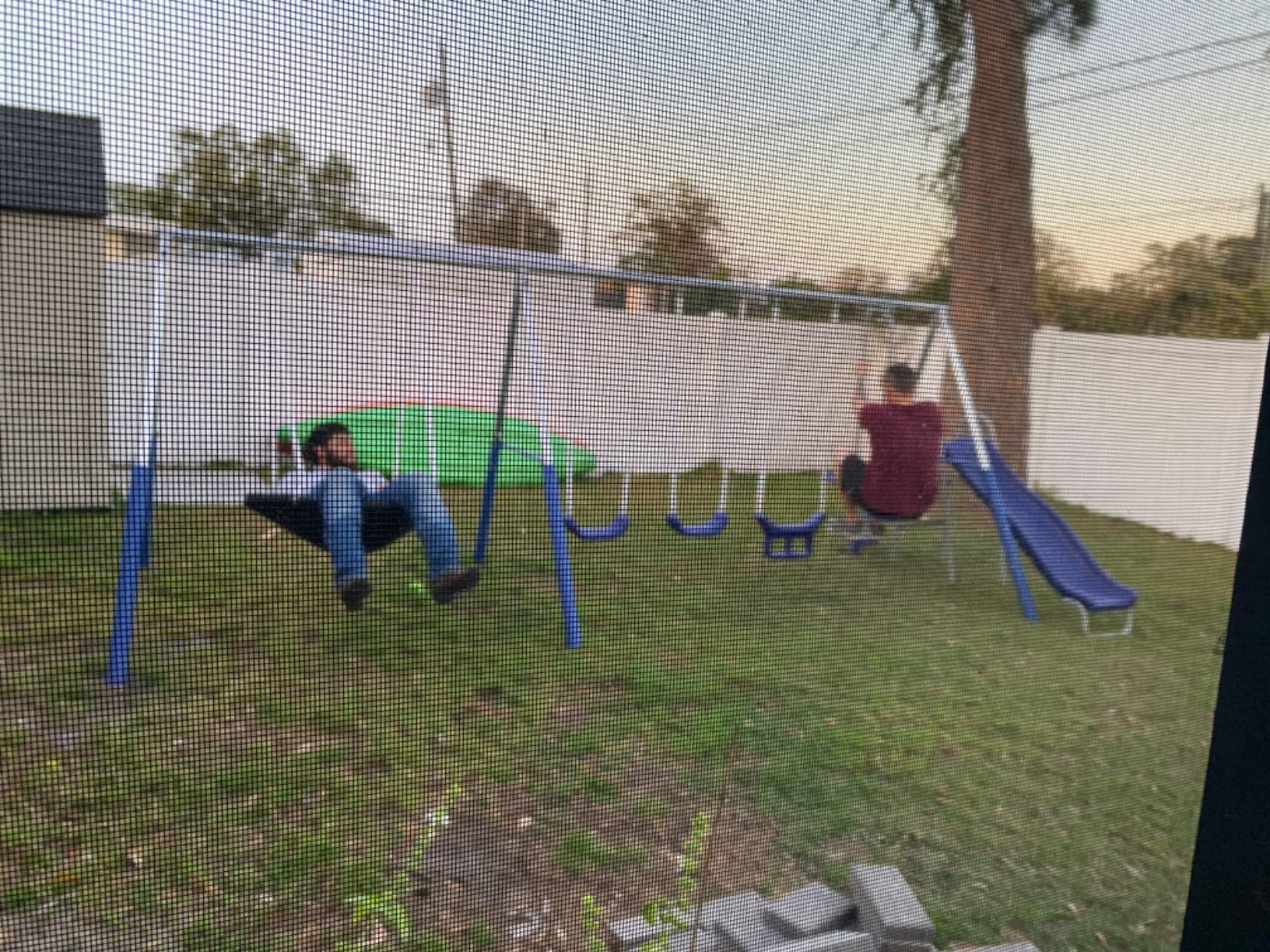 XDP Recreation Fun Forever Swing Set with 6' Wave Slide - 8 User / 6 Station Easy Assembly Galvanized Metal Backyard Play Kids Swing Set. 800 lbs. Capacity customer photo 2