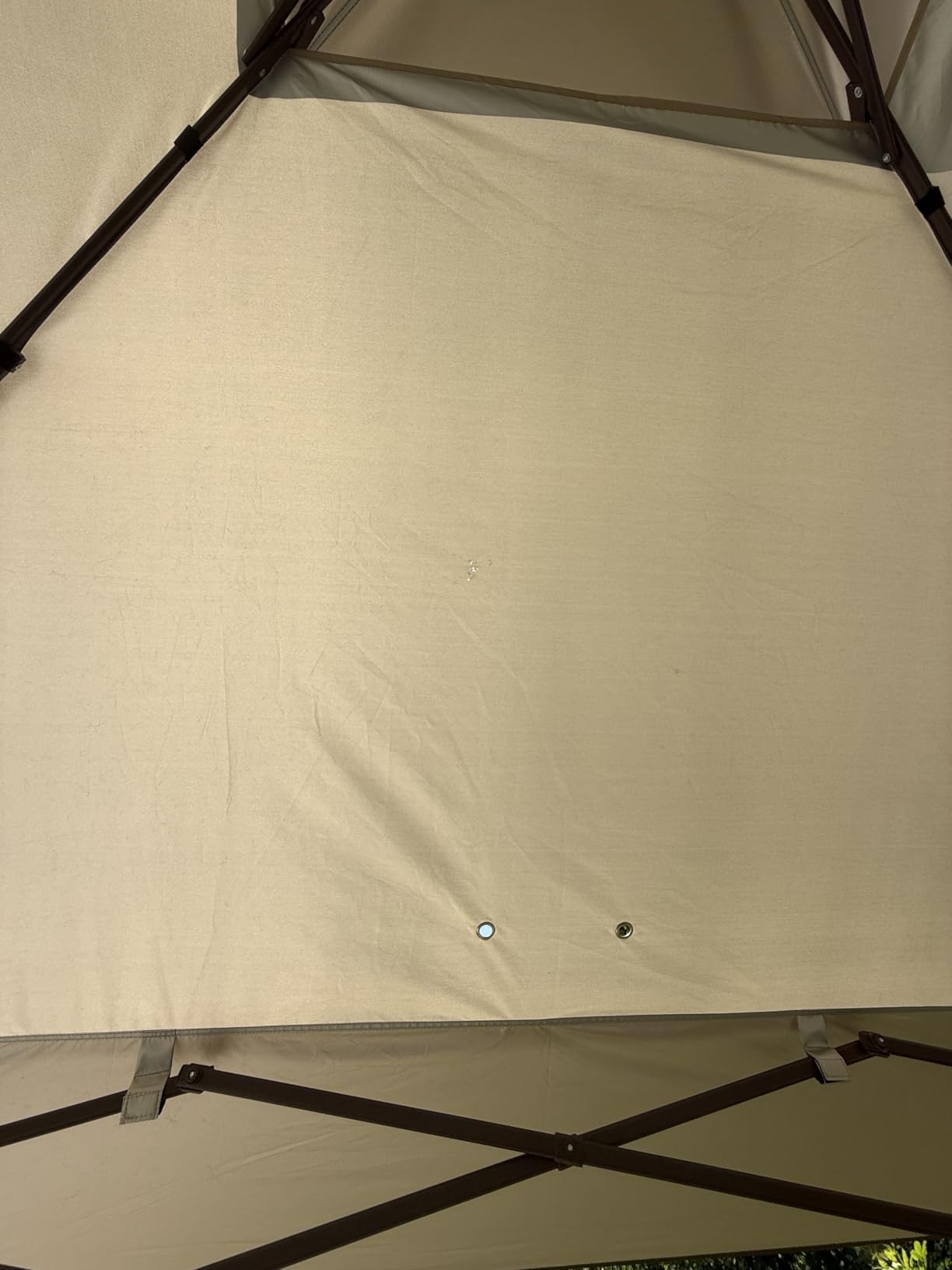 EAGLE PEAK 13x13 Straight Leg Pop Up Canopy Tent Instant Outdoor Canopy Easy Single Person Set up Folding Shelter w/Auto Extending Eaves 169 Square Feet of Shade customer photo 2