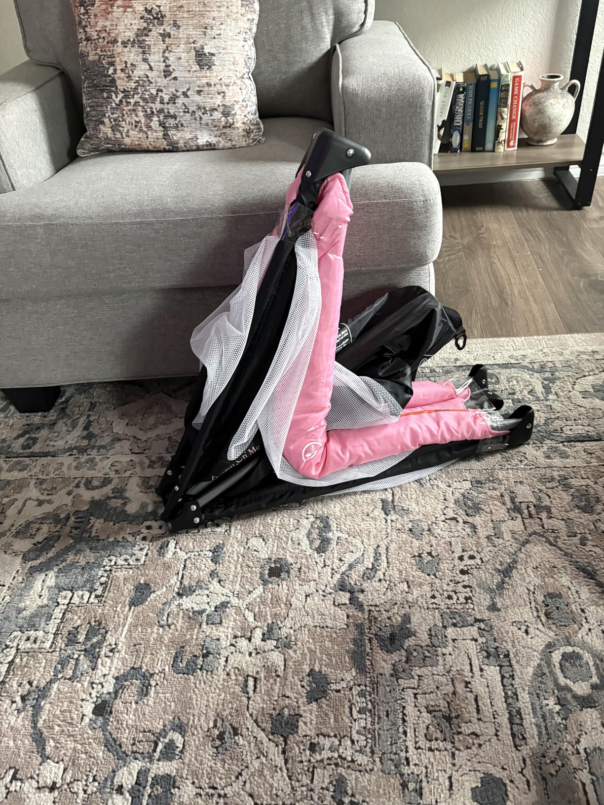 Dream On Me Nest Portable Baby Playard, Lightweight Foldable Travel Play & Nap Space with Carry Bag customer photo 2