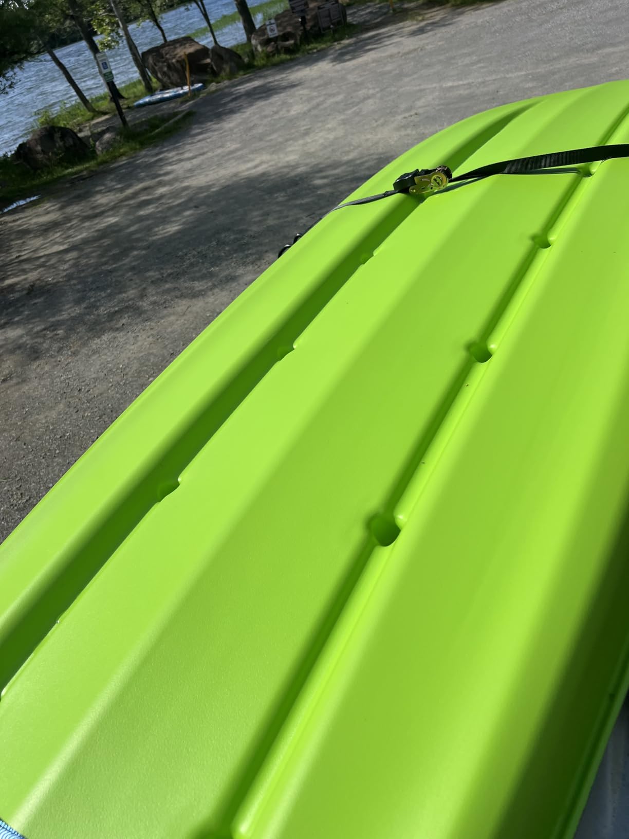 Pelican Flow 106 Hardshell Stand-Up Paddle Board - Lightweight Board with a Bottom Fin for Paddling, Non-Slip Deck - Perfect for Youth & Adult - 10.2 ft - Lime customer photo 2