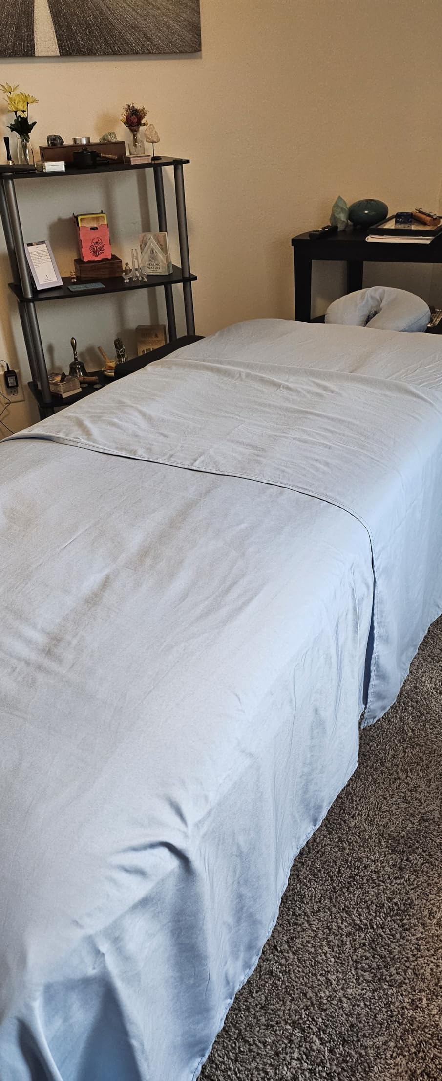 Saloniture Professional Portable Lightweight Bi-Fold Memory Foam Massage Table with Reiki Panels customer photo 1