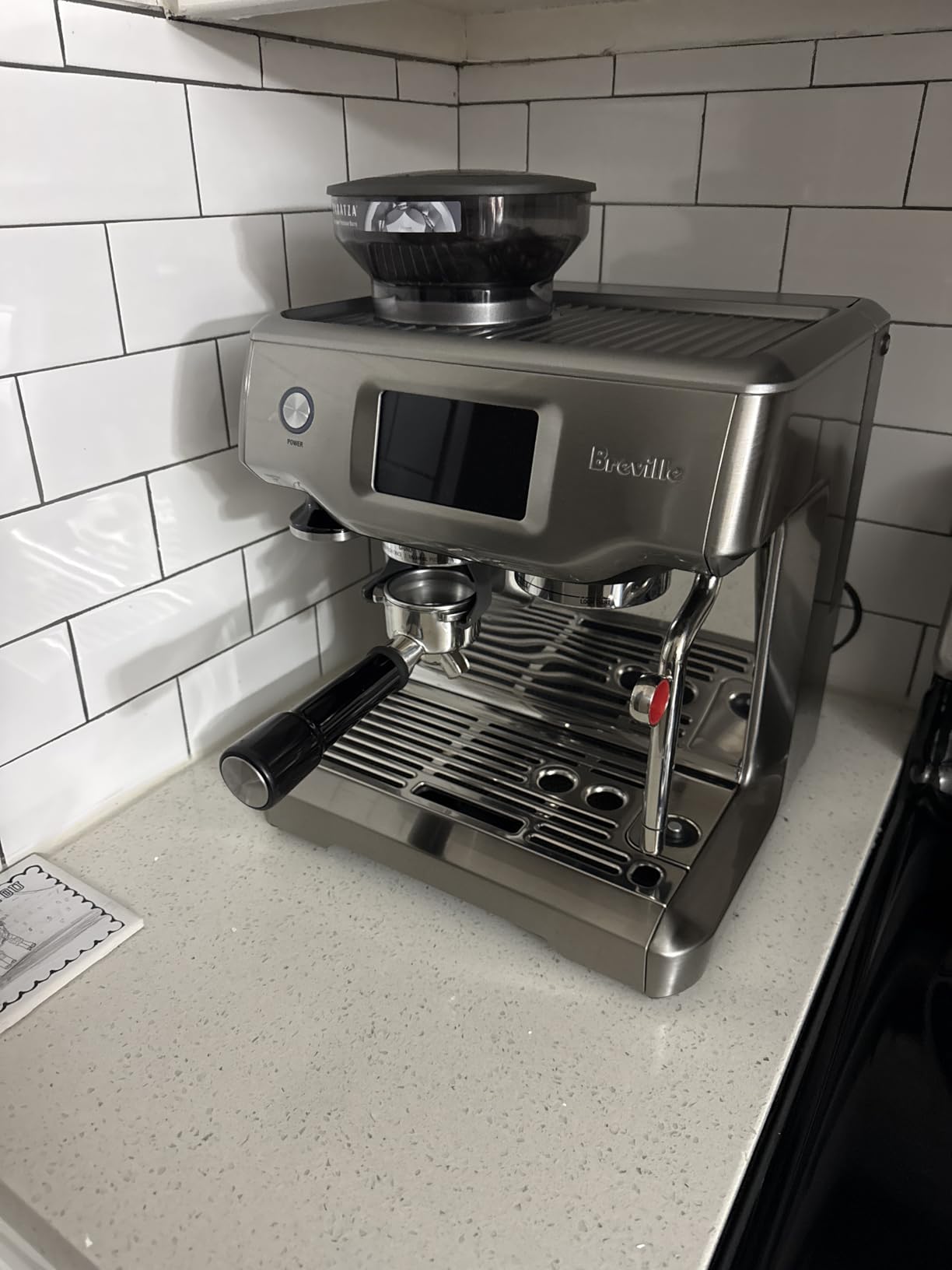 Breville Barista Touch Espresso Machine BES880BTR, Black Truffle customer photo 1
