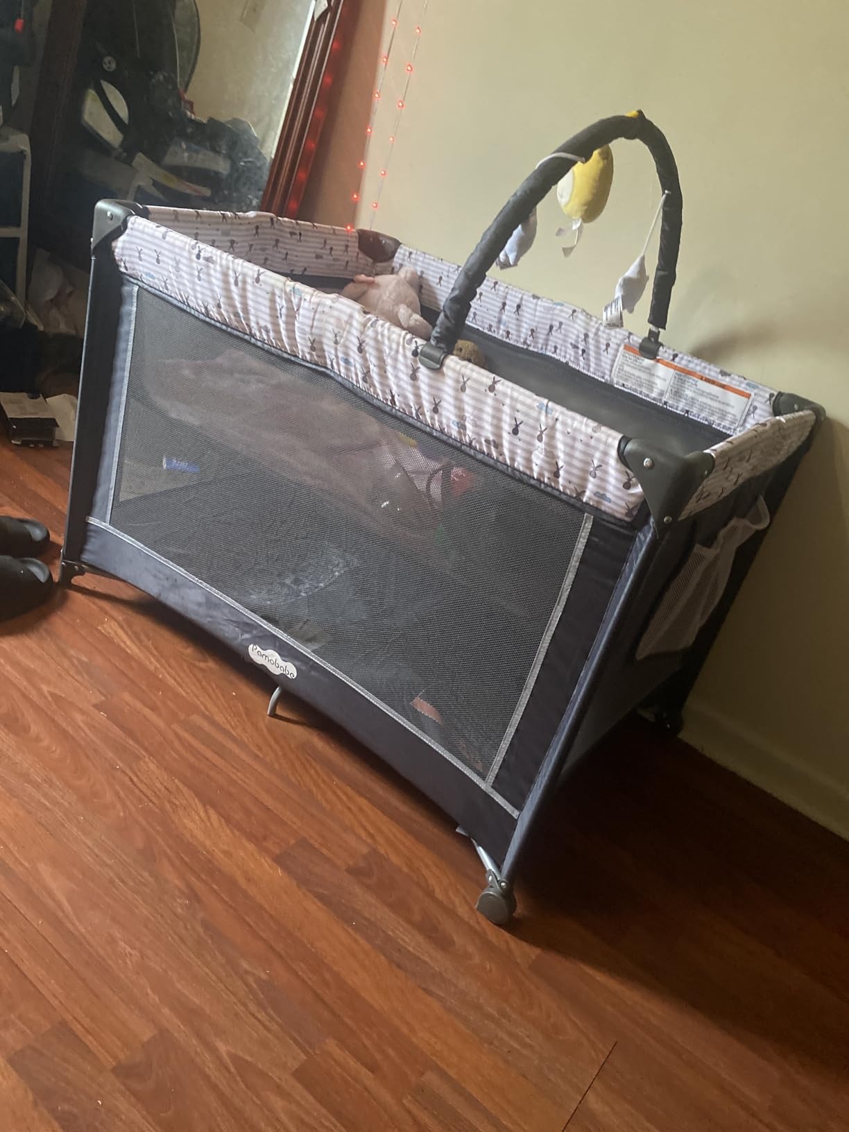 Pamo Babe Pack and Play with Bassinet, Portable Playard for Baby customer photo 2