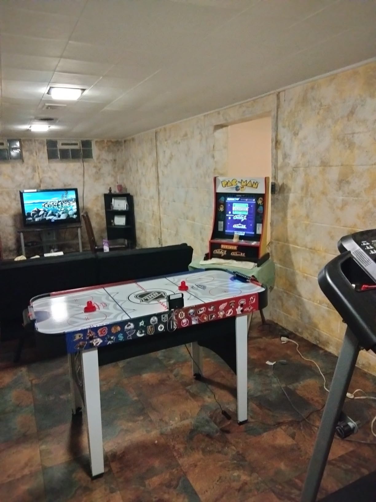 EastPoint Rush Indoor Air Hockey Table - 48 in, Multicolor - Powered Surface for Tabletop Air Hockey - LED Scoring & Stadium Sounds for Home Arcade Games customer photo 1