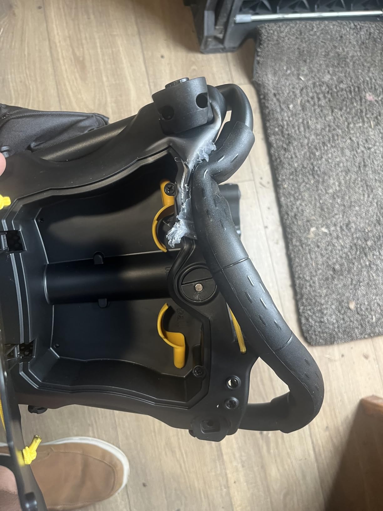 KVV 3 Wheel 360 Rotating Front Wheel Golf Push Cart Open and Close in ONE Second - Free Umbrella Holder Included customer photo 1