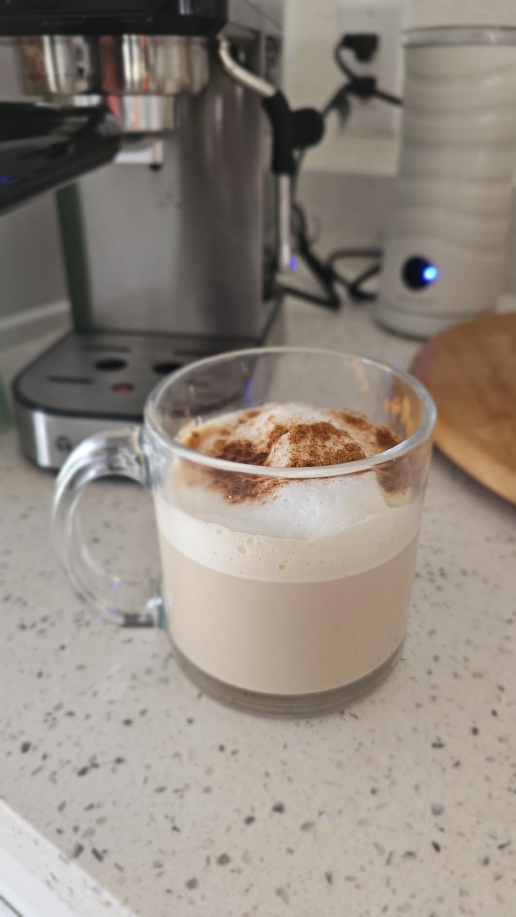 Secura Electric Milk Frother, Automatic Milk Steamer, 4-IN-1 Hot & Cold Foam Maker - 8.4oz/240ml Milk Warmer for Latte, Cappuccinos, Macchiato with Silicone Spatula, Silent Operation & Shut-off customer photo 2