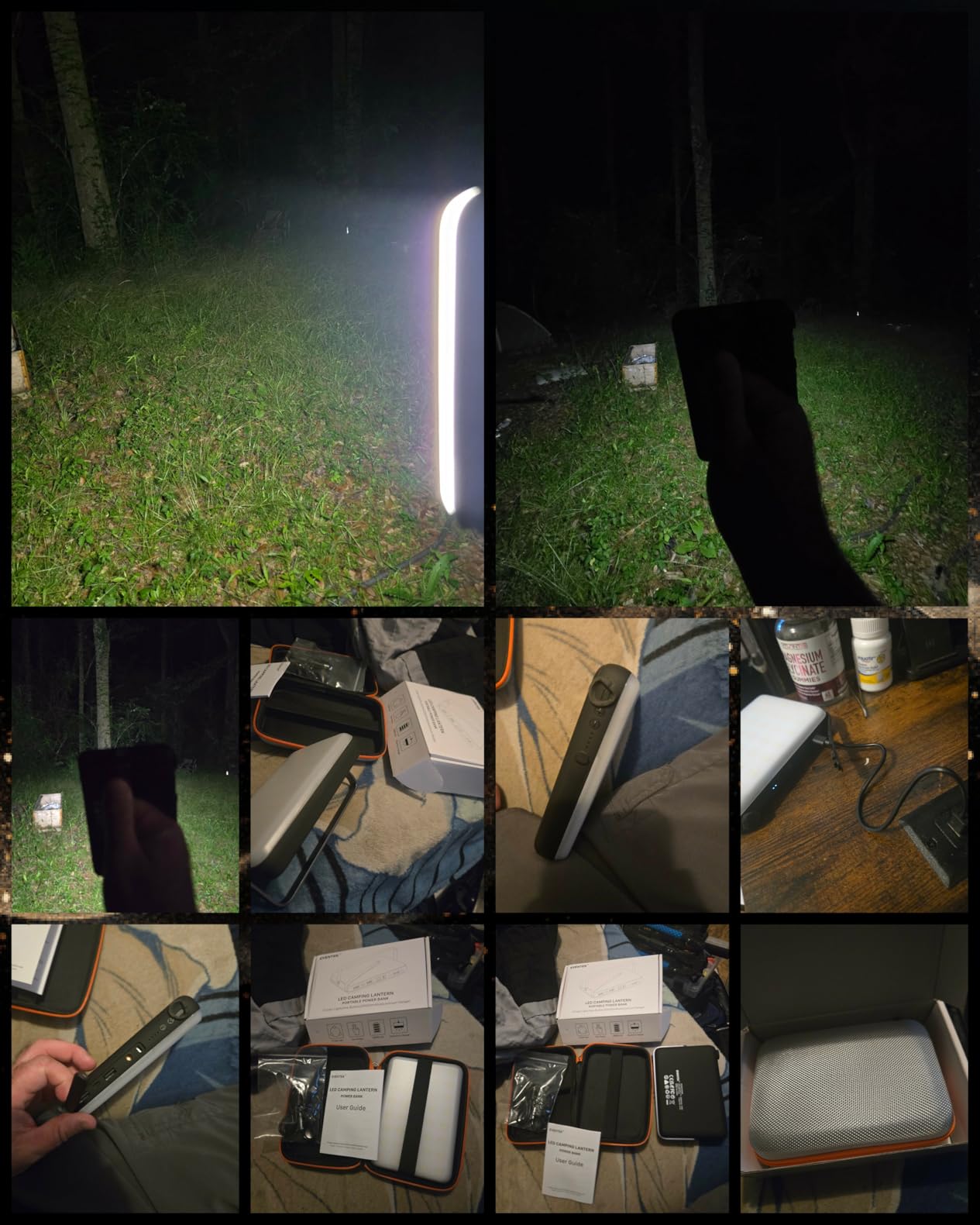 Eventek 20000mAh Rechargeable LED Camping Lantern - Ultra Bright Camping Lights & Portable Power Bank, 144H Long Runtime, IPX5 Waterproof Emergency Lights for Home Power Outages, Hurricane Gear customer photo 1