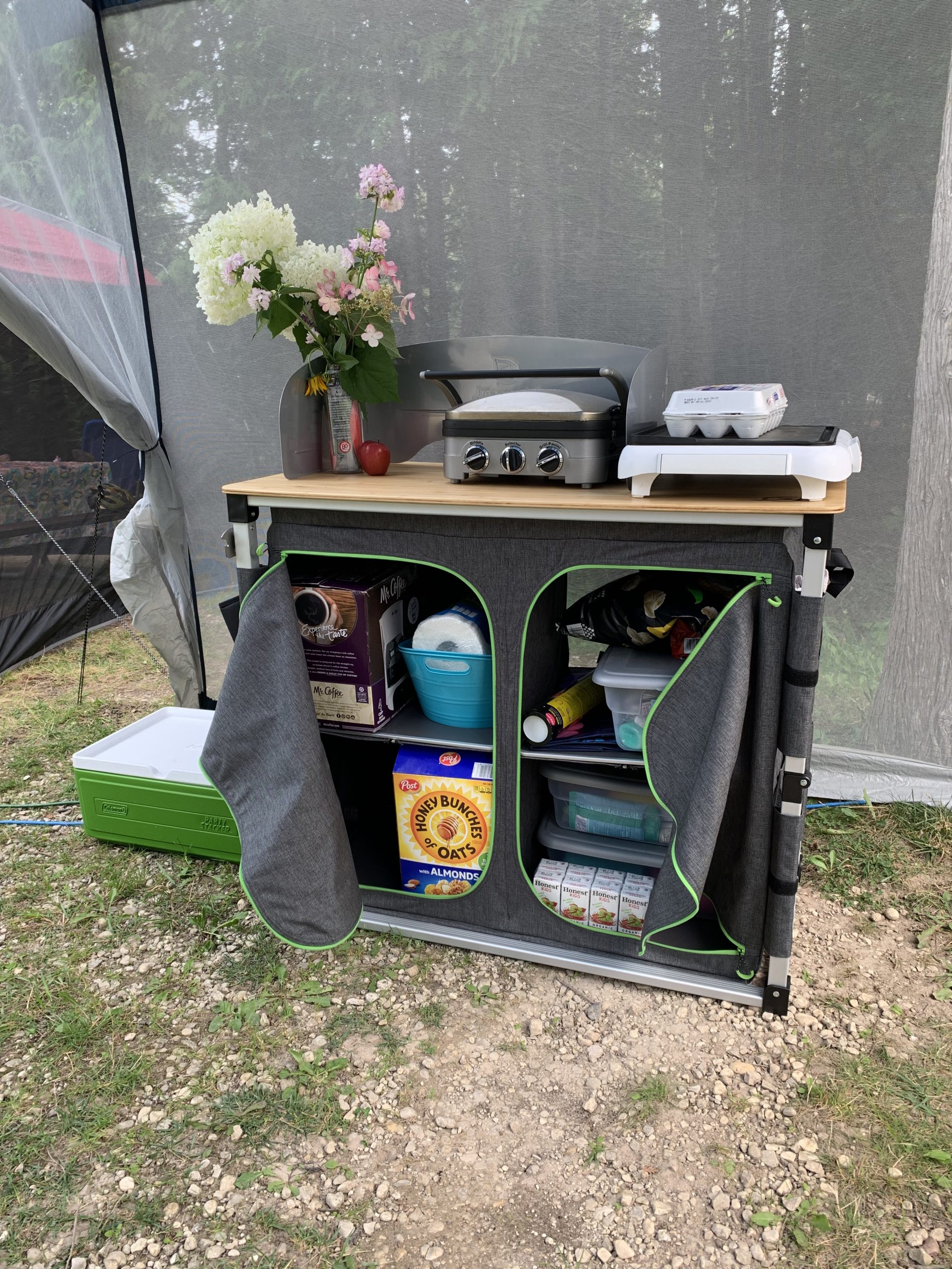 SylvanSport Outdoor Camp Kitchen for Easy Cooking, Clean Up, and Camping Meal Prep - Great for Campsites, Tailgates, BBQs and Glamping - Camping Essentials - Dine-O-Mite Small Version customer photo 2