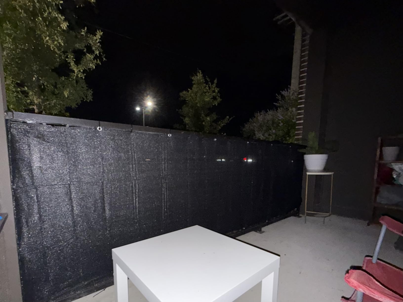 SUNNY GUARD 3'x10' Brown Balcony Deck Privacy Screen Fence, Apartments Railing Screen, Heavy Duty Wind Screen for Outdoor, Backyard, Patio, Deck Privacy (We Make Custom Sizes) customer photo 1