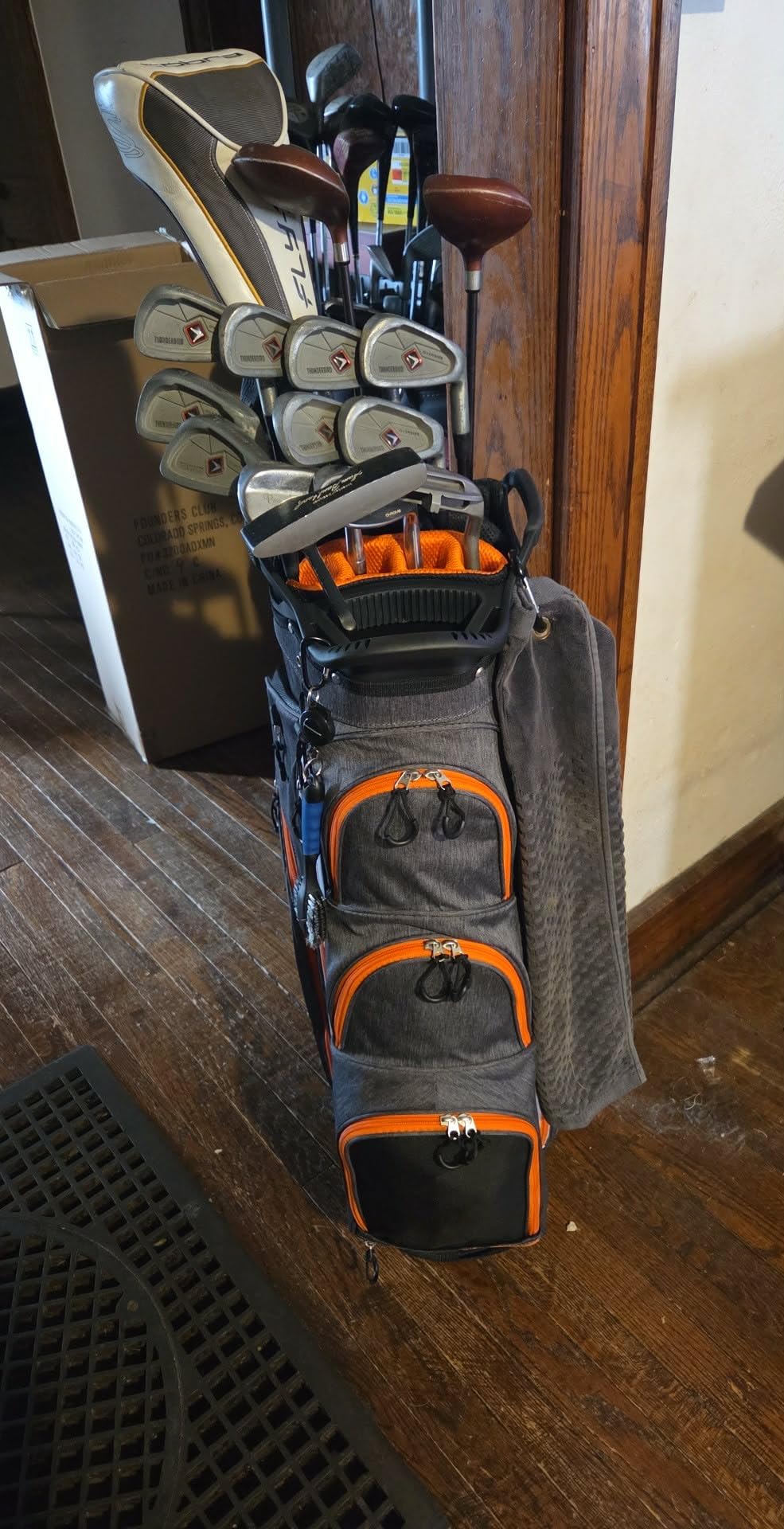 Founders Club Franklin Golf Push Cart Bag - Riding Cart Bag - Full Bag Rain Cover - 15 Way Full Length Divider customer photo 1