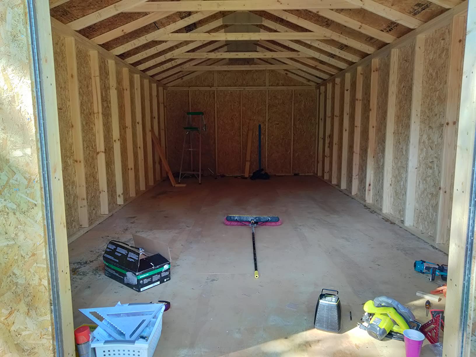 Handy Home Products Astoria 12x12 Do-it-Yourself Wooden Storage Shed with Floor Kit- Does not Include Paint or Roofing Shingles customer photo 1