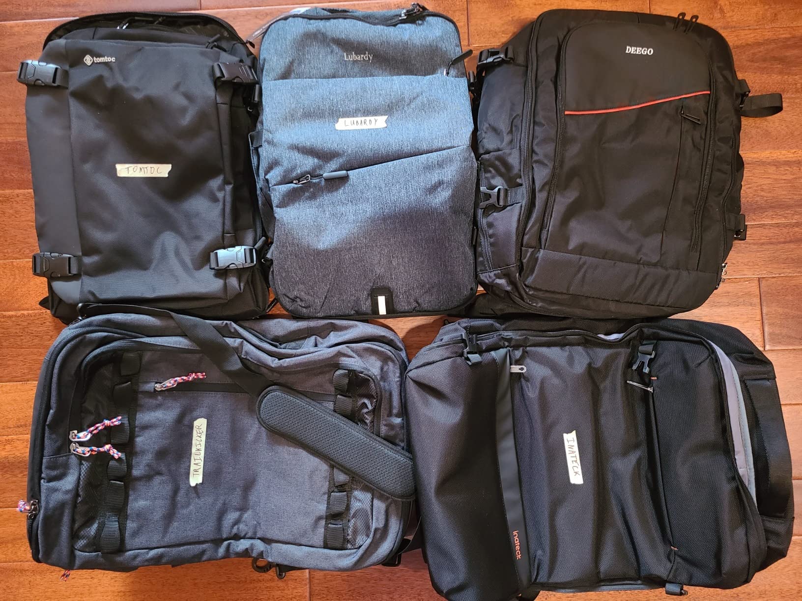 tomtoc Travel Backpack 40L, TSA Carry On Bag Flight Approved, PFAS Free customer photo 1