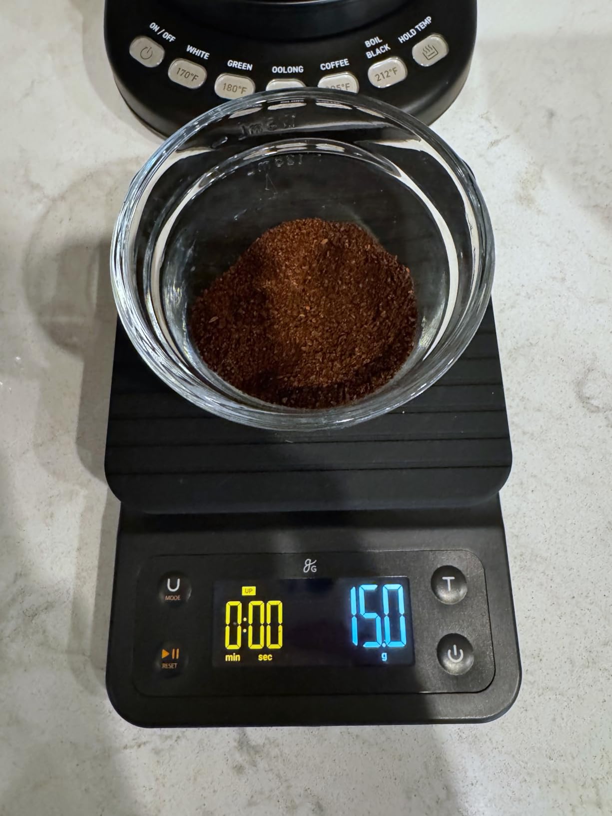 Greater Goods Coffee Scale with Timer - 0.1g Precision Digital Coffee & Espresso Scale for Pour-Over, Coffee Bean Weighing, Barista Brewing, Waterproof Cover, 3kg Capacity (Onyx Black) customer photo 2