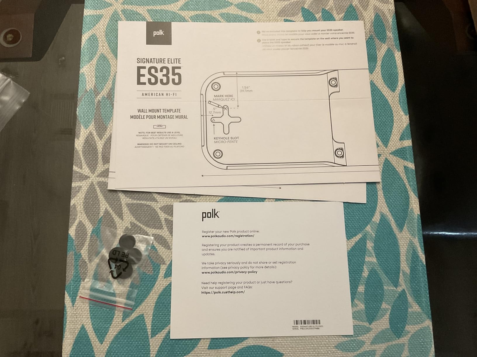 Polk Signature Elite ES35 Slim Center Channel Speaker - Hi-Res Audio Certified, Dolby Atmos & DTS:X Compatible customer photo 2