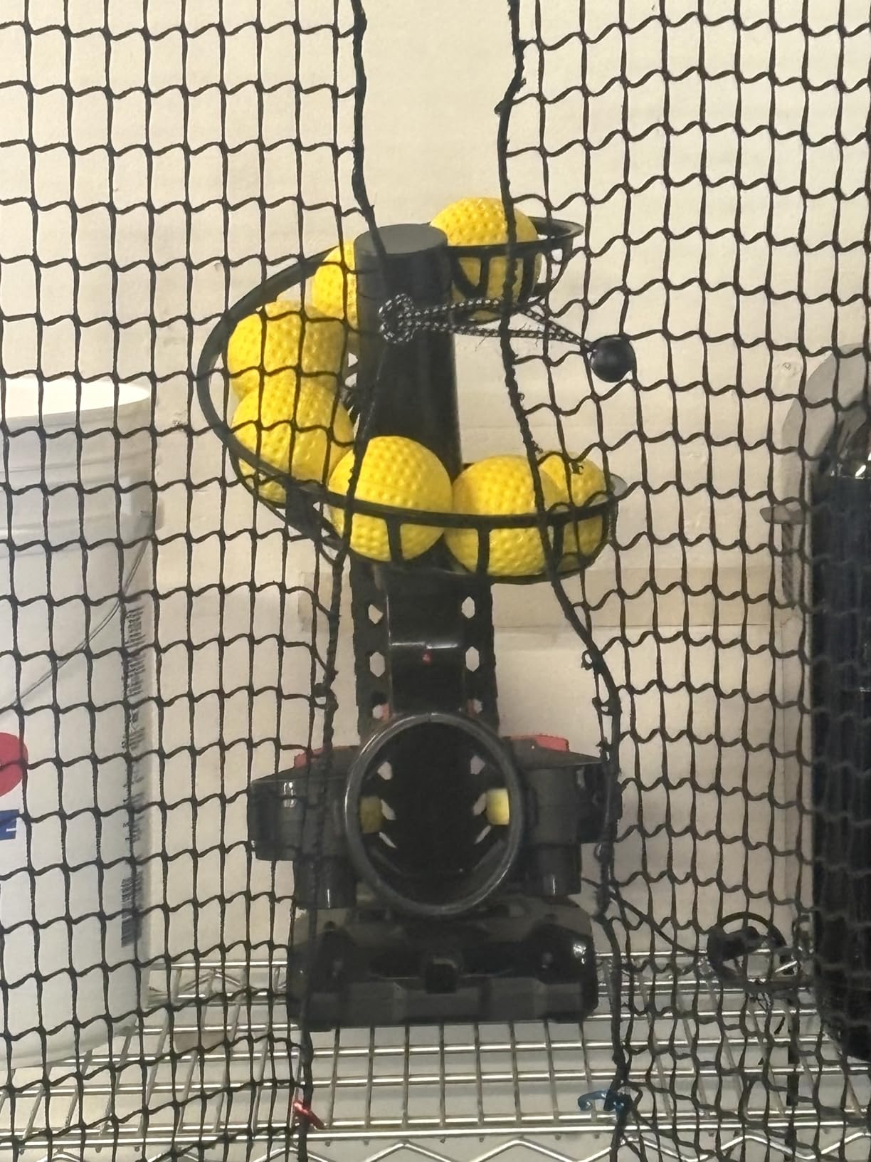 Furlihong Upgraded Electronic Baseball Pitching Machine, Adjustable Angles & Speed, AC Adapter or Battery Powered, Comes with 8 Dimpled Balls, for Batting and Fielding Practice of Low Level customer photo 1