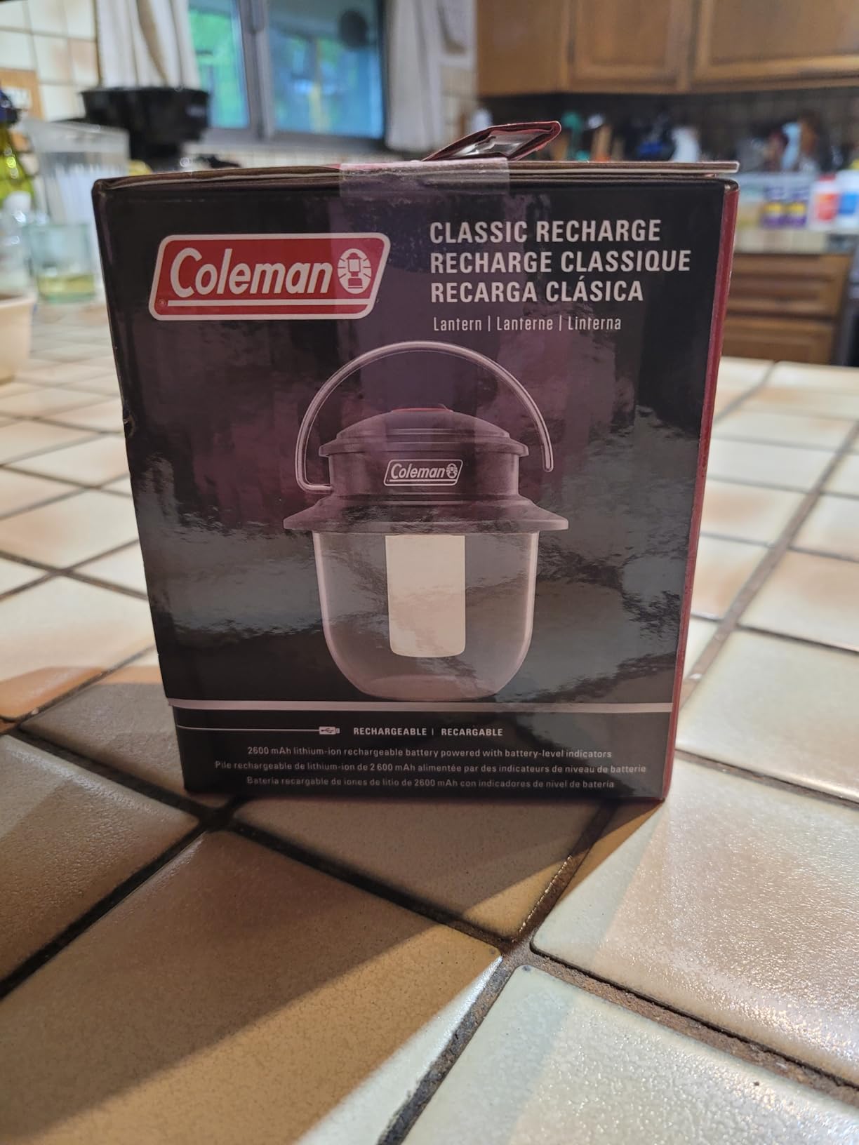 Coleman Classic Rechargeable LED Lantern, Impact & Water-Resistant Lantern with Carabiner Handle & Charging Ports, Great for Camping, Power Outage, Emergencies, & More customer photo 1