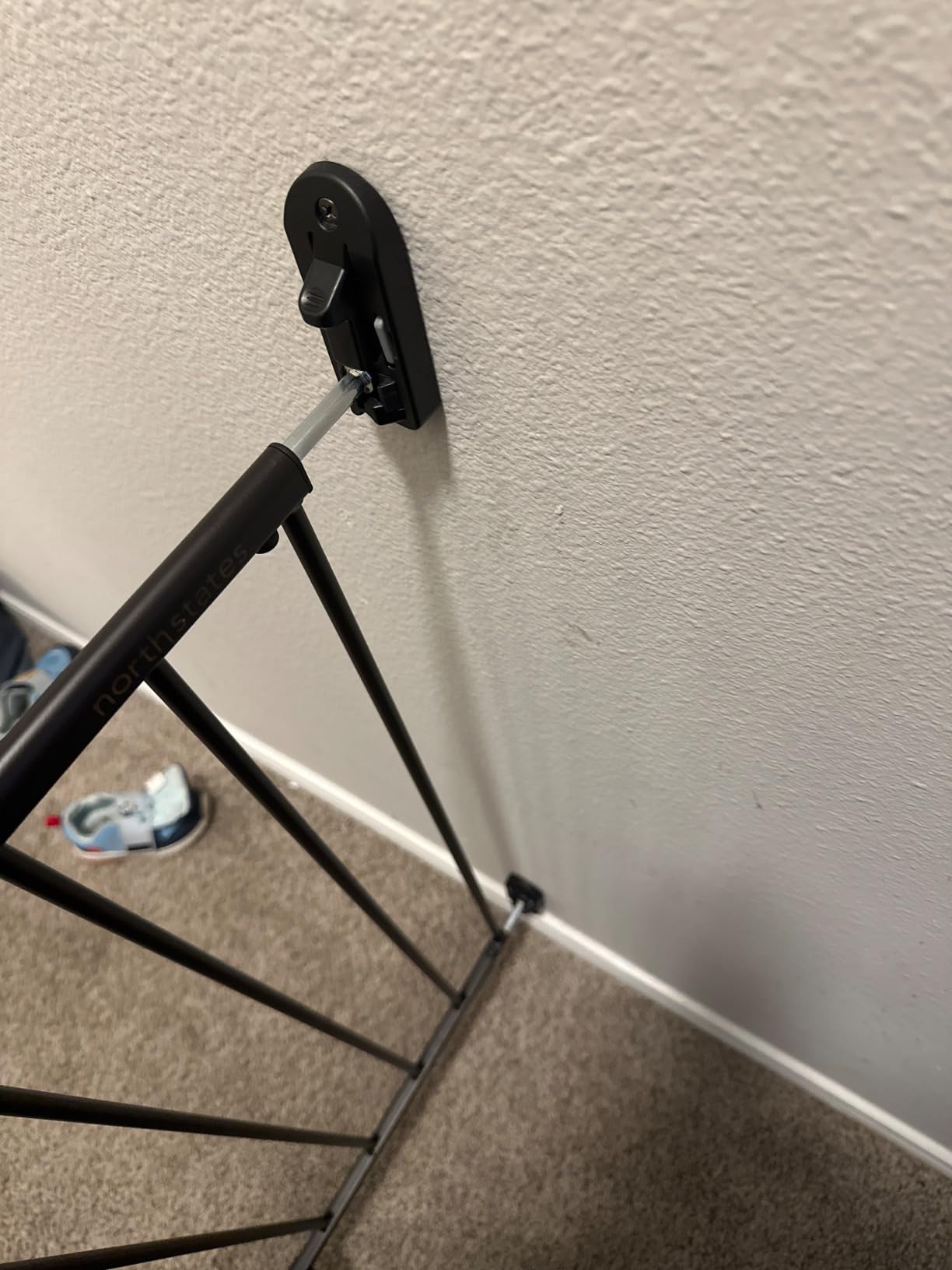 Toddleroo by North States - Easy Swing & Lock Baby Gate Series 2: Hardware Mounted Metal Safety for Stairs & Doorways - Adjustable 28.68 to 47.85 Inches Wide - 31 Inches Tall - Matte Bronze customer photo 2