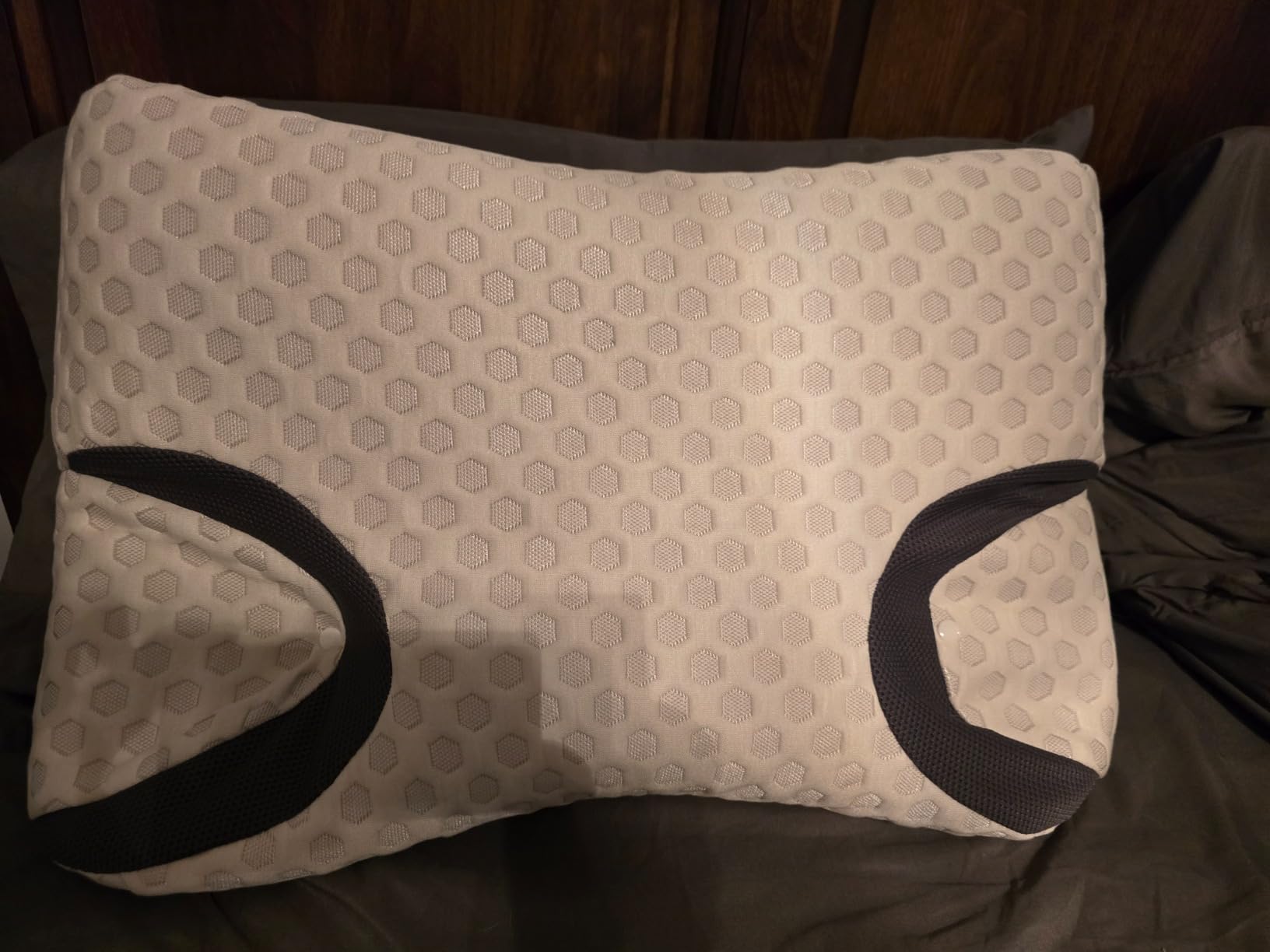 IKSTAR CPAP Pillow for Side Sleepers - Fits All CPAP Mask Types - Adjustable Memory Foam with Contoured Cutouts for Side, Back & Stomach Sleepers - Reduces Air Leaks & Mask Pressure a Better Sleep customer photo 1