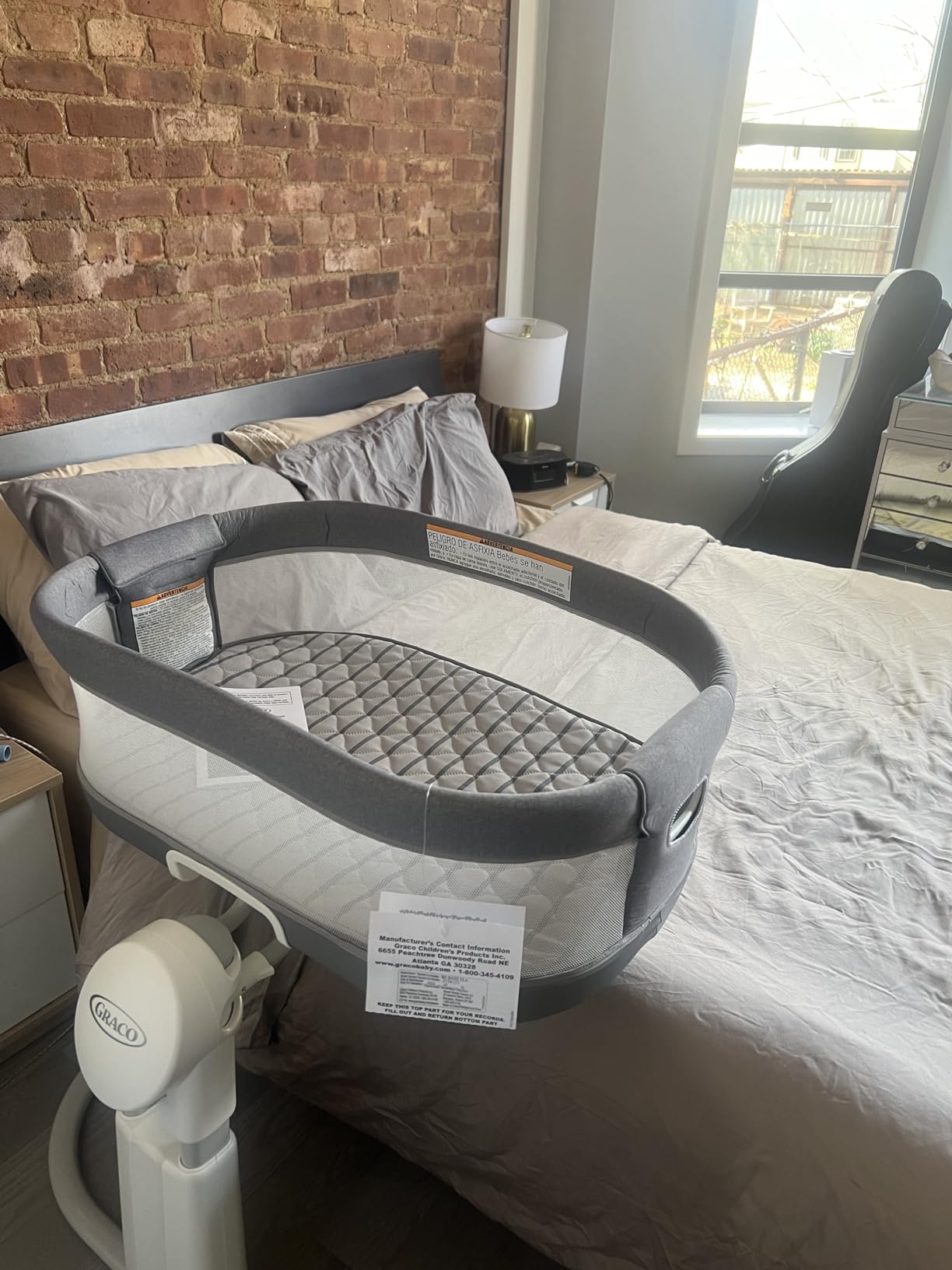 Graco DreamMore Bedside Bassinet Deluxe with Calming Motion Skyler customer photo 2