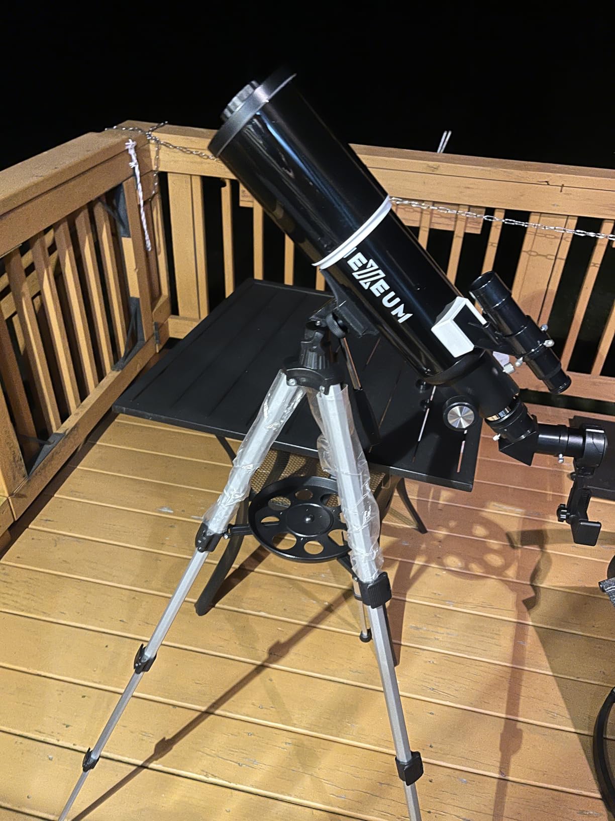 Koolpte Telescope 80mm Aperture 600mm - Astronomical Portable Refracting Telescope Fully Multi-Coated High Transmission Coatings AZ Mount with Tripod Phone Adapter, Wireless Control, Carrying Bag customer photo 1