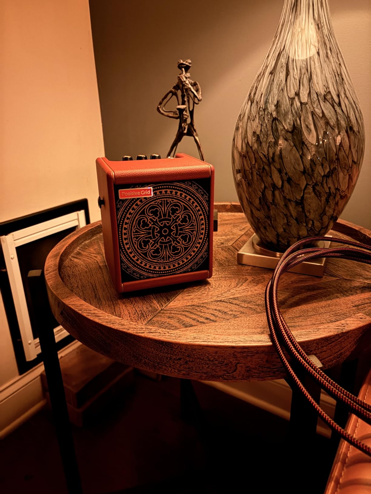 Positive Grid Spark MINI 10W Small Smart Guitar Amp & Bluetooth Speaker | Portable Sound for Guitar Playing at Home or On the Go customer photo 2