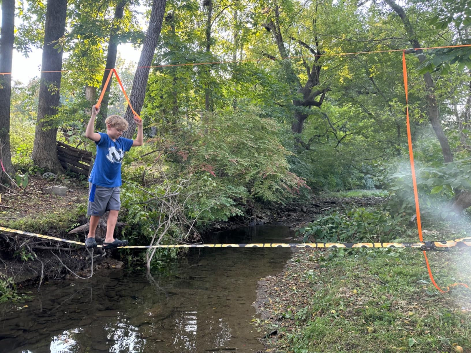 Slackline Kit Slakcline Longer 65ft with Tree Protectors Arm Trainer and Carry Bag, Slack Lines for Backyard for Kids and Adults customer photo 1