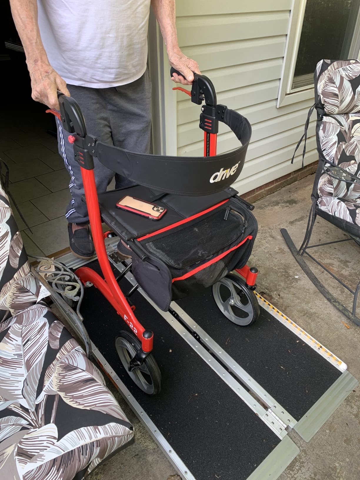 Portable Wheelchair Ramp 3FT, Non-Skid Aluminum Ramps for Wheelchairs for Home Steps, 800 LBS Capacity Handicap Ramp for Doorway, Threshold, Front Porch, Entry, Stairs 36