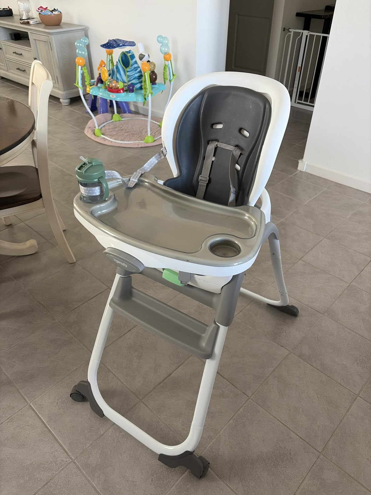 Ingenuity Full Course 6-in-1 High Chair - Baby to 5 Years Old, 6 Convertible Modes, 2 Dishwasher Safe Trays - Astro customer photo 1
