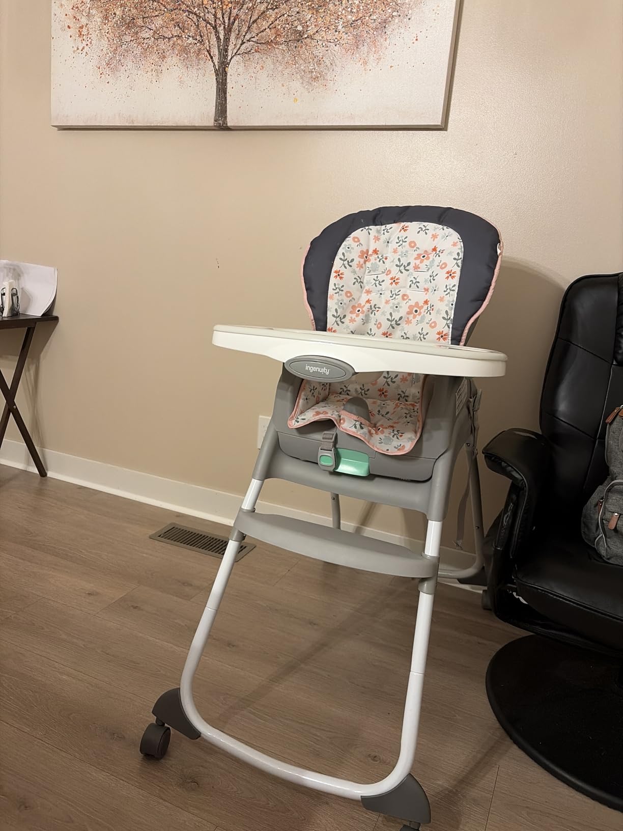 Ingenuity Full Course 6-in-1 High Chair - Baby to 5 Years Old, 6 Convertible Modes, 2 Dishwasher Safe Trays - Astro customer photo 2