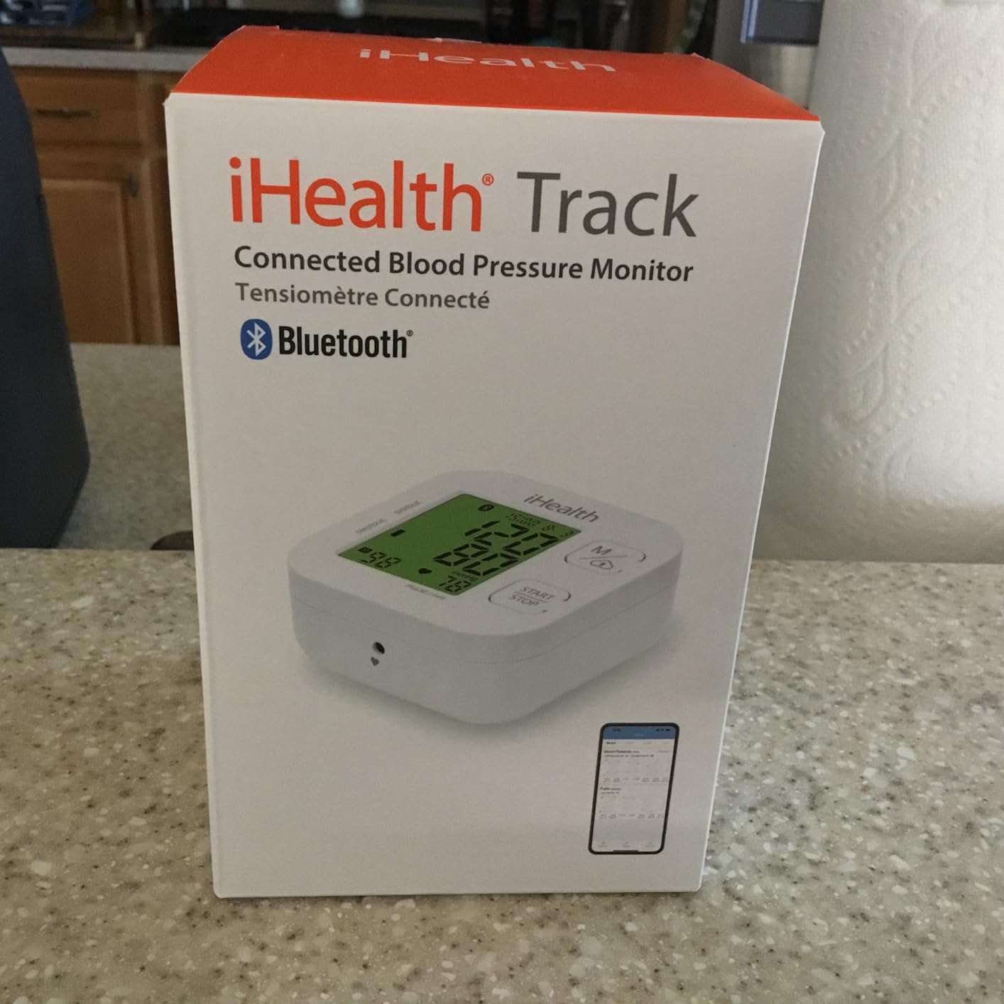 iHealth Push Wrist Blood Pressure Monitor, Bluetooth Smart BP Machine with App, Clinically Validated, Large Digital Display & Travel Case, High Accuracy for Home Use customer photo 2