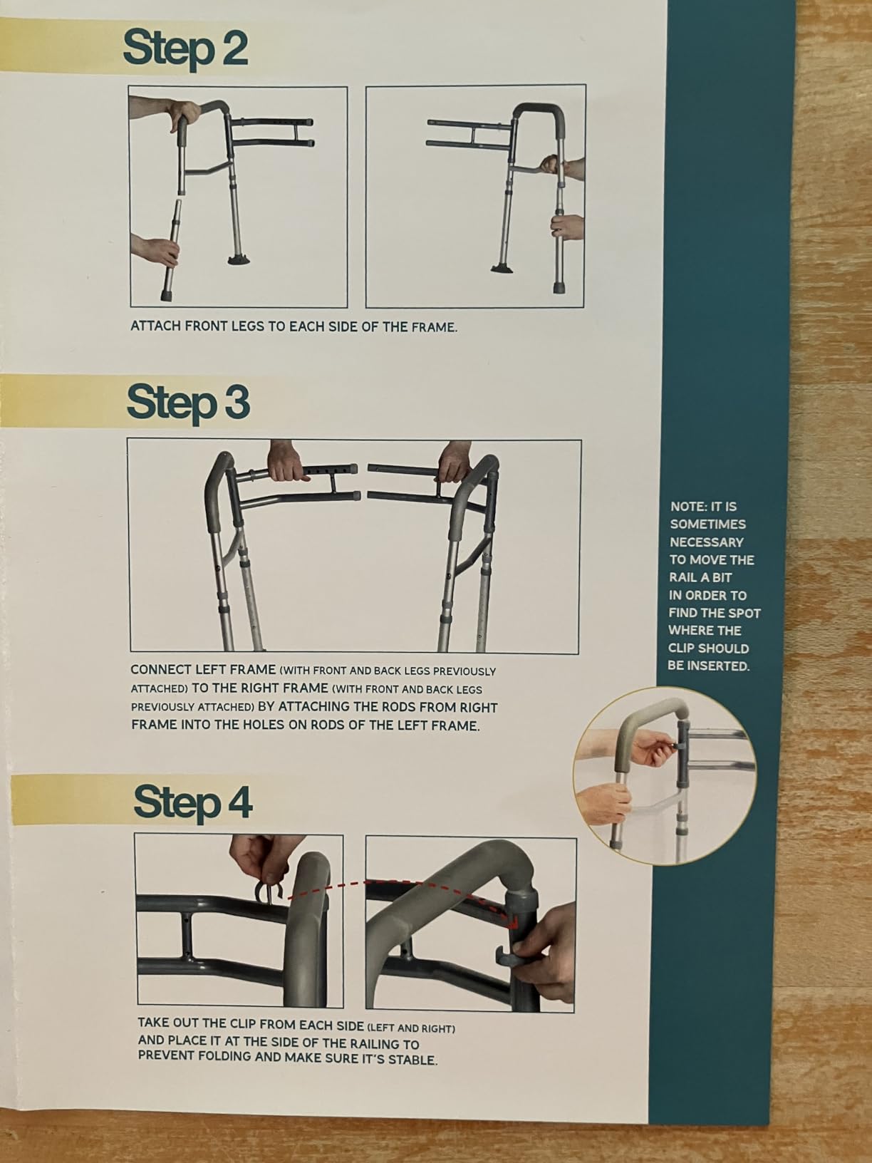 Medical King Toilet Safety Rail - Adjustable Detachable Toilet Safety Frame with Handles Heavy-Duty Toilet Safety Rails Stand Alone - Toilet Safety Rails for Elderly, Handicapped - Fits Most Toilets customer photo 1