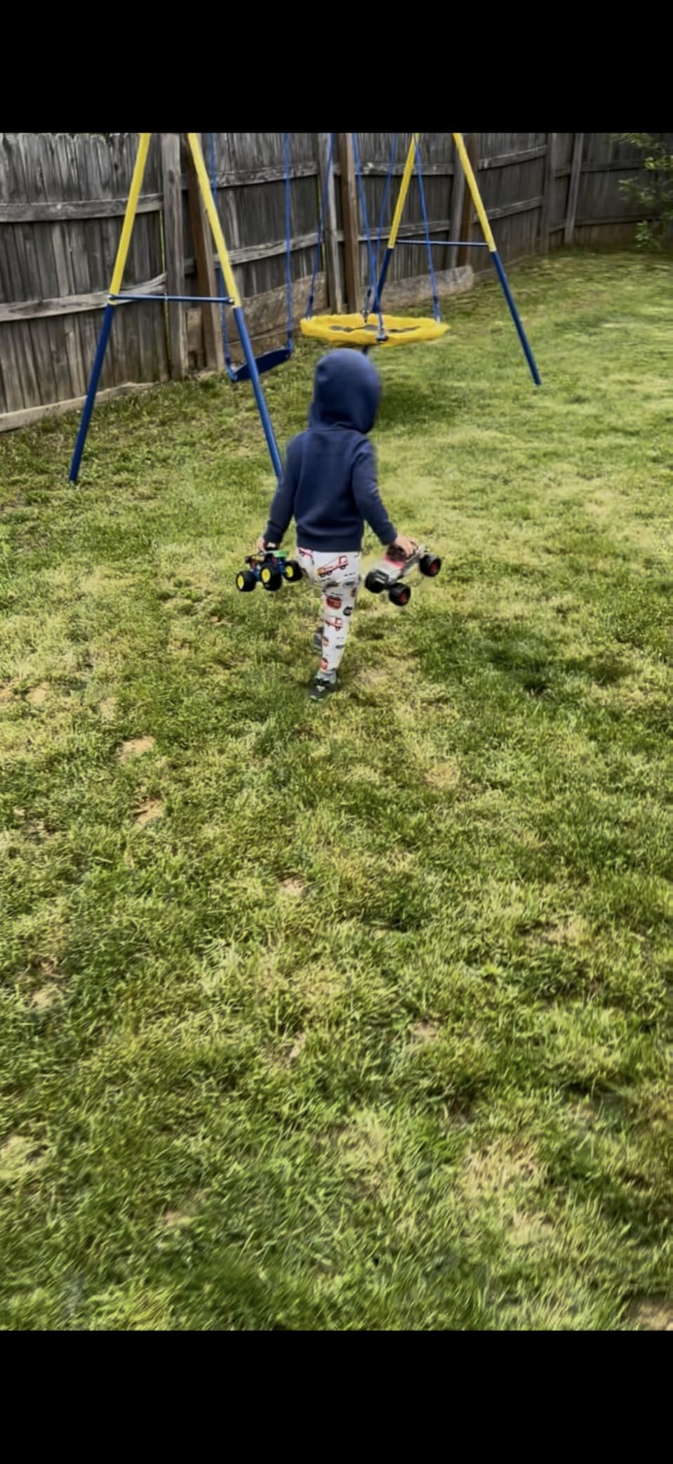 Sportspower My 1st Swing & Saucer Outdoor Playset for Backyard, Belt Swing & 32