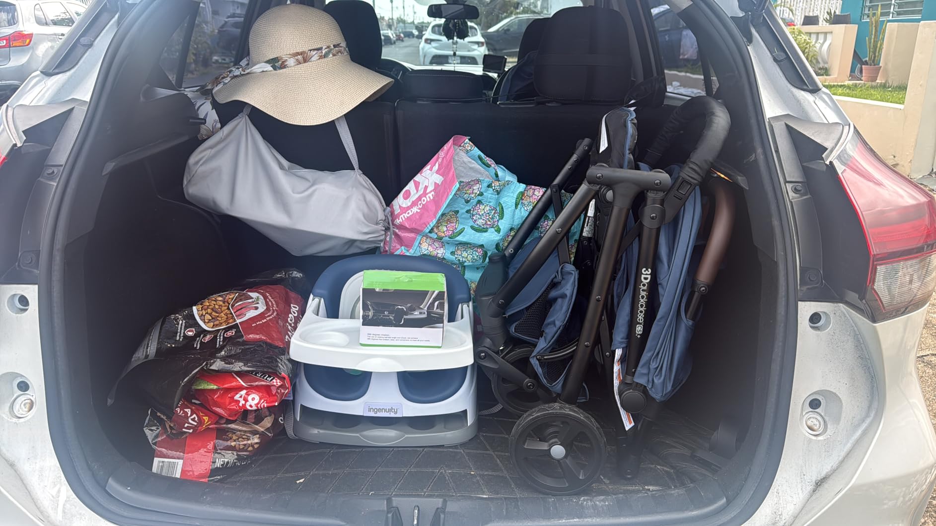 Ingenuity 3Dquickclose CS+ Compact Fold Stroller - Lightweight Stroller with Oversized Canopy, Extra-Large Storage and Compact Fold, Gray customer photo 1