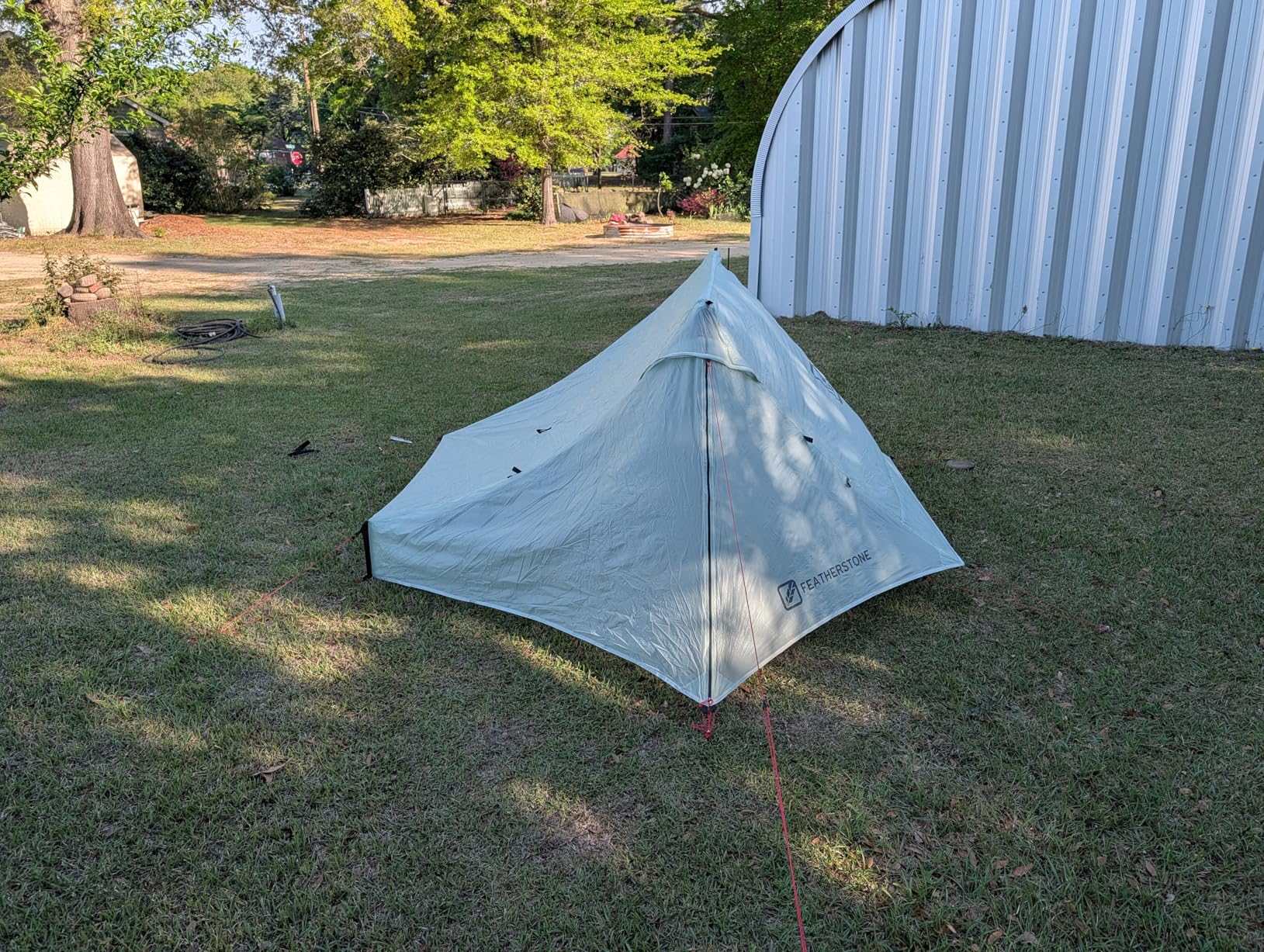 Featherstone Backbone Ultralight Tent for Backpacking, Camping, Thru Hiking - Trekking Pole Backpacking Tent customer photo 1