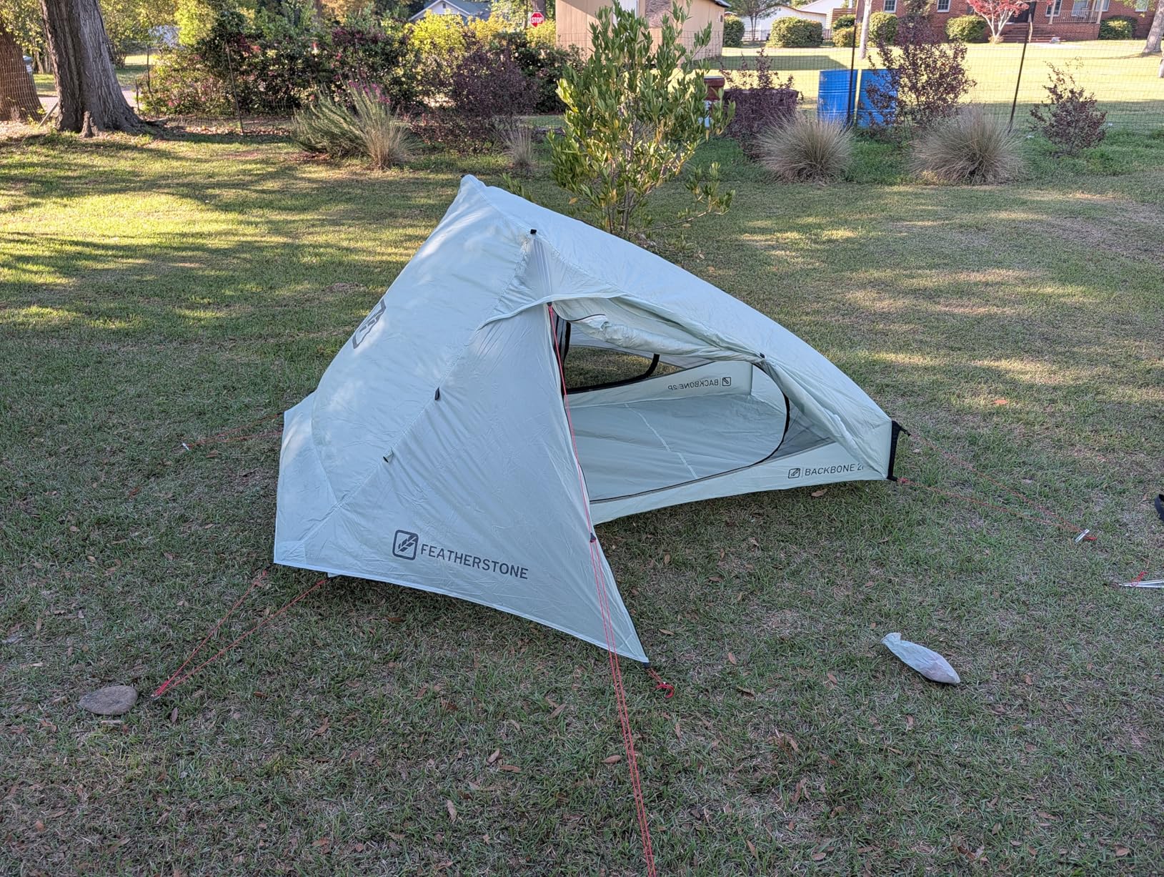 Featherstone Backbone Ultralight Tent for Backpacking, Camping, Thru Hiking - Trekking Pole Backpacking Tent customer photo 2