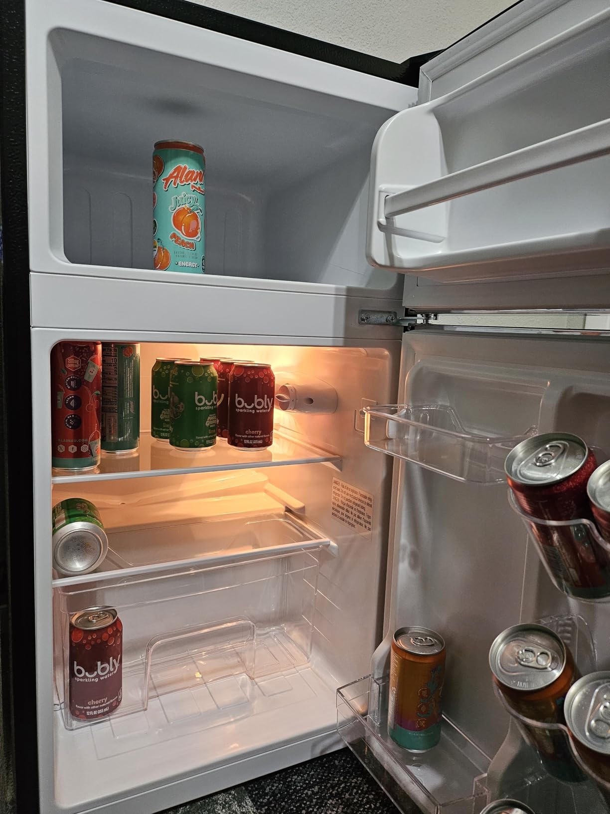 Frigidaire EFR840-Cream EFR840 Retro Mini Fridge with Freezer & Side Bottle Opener-Small 2 Door Refrigerator for Office Bar or College Dorm Room-3.1 Cu Ft (Cream) customer photo 1