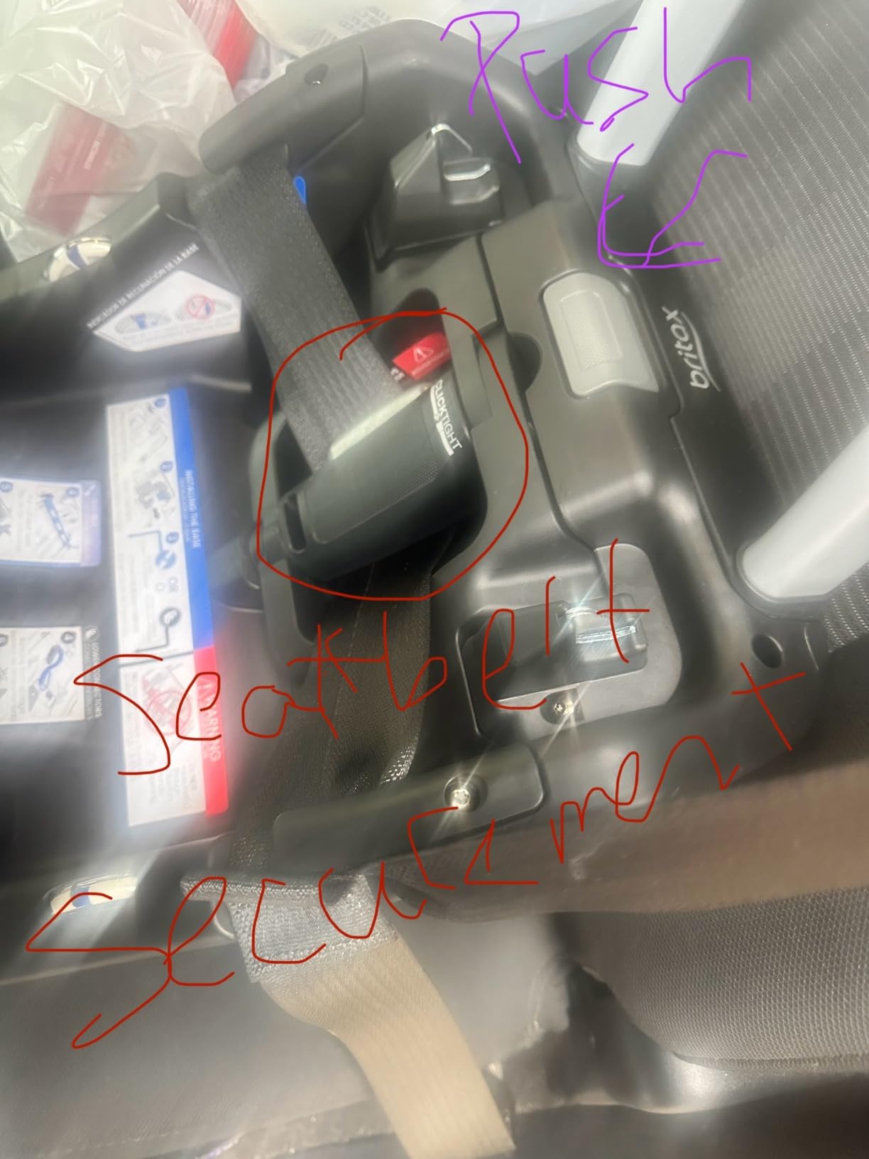 Britax Willow S Infant Car Seat with Alpine Base, ClickTight Technology, Graphite Onyx customer photo 1