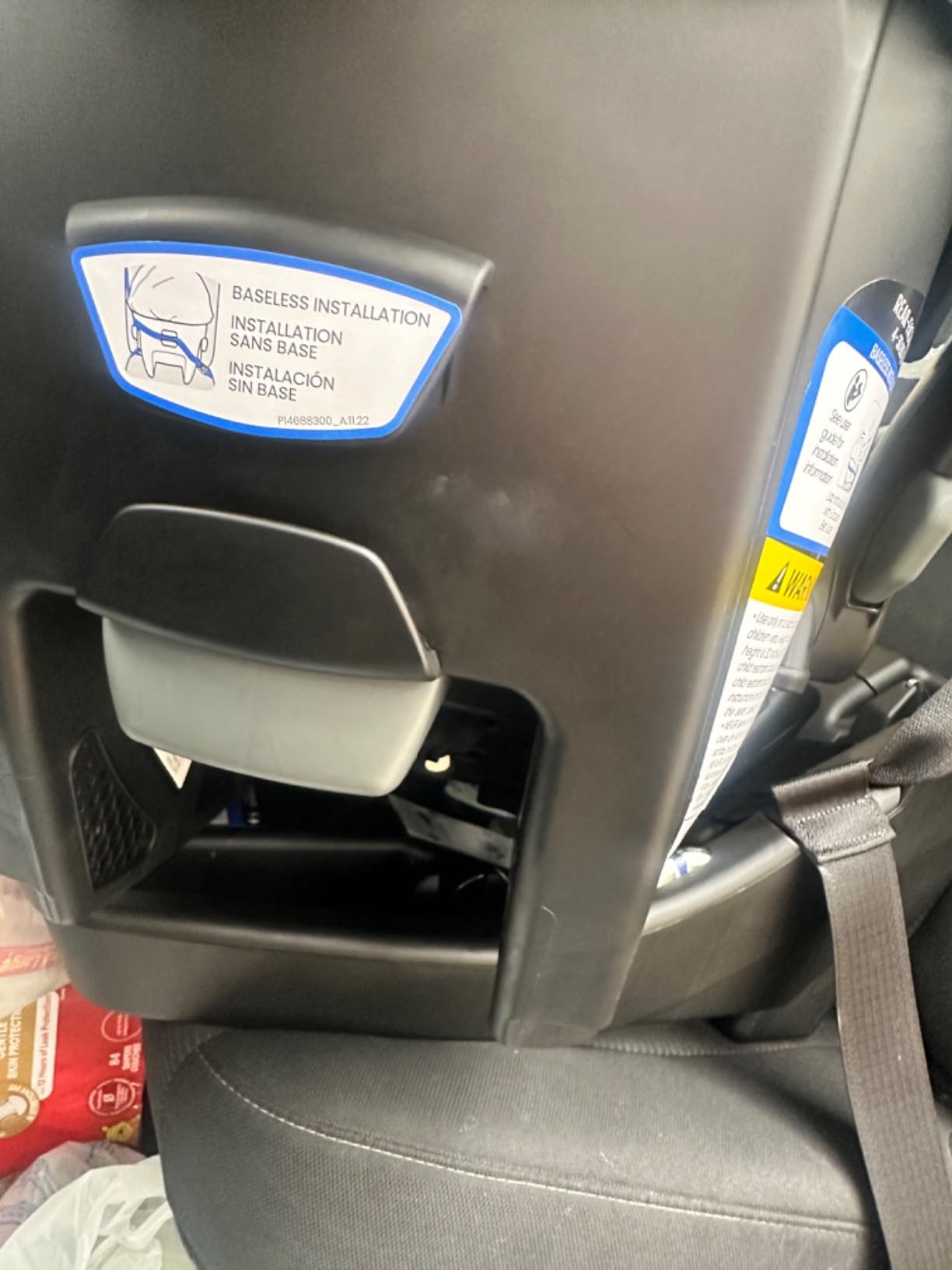Britax Willow S Infant Car Seat with Alpine Base, ClickTight Technology, Graphite Onyx customer photo 2